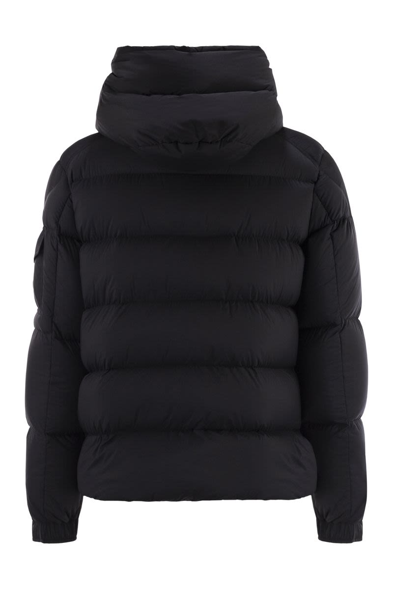 MONCLER Mini Short Down Jacket with Hood