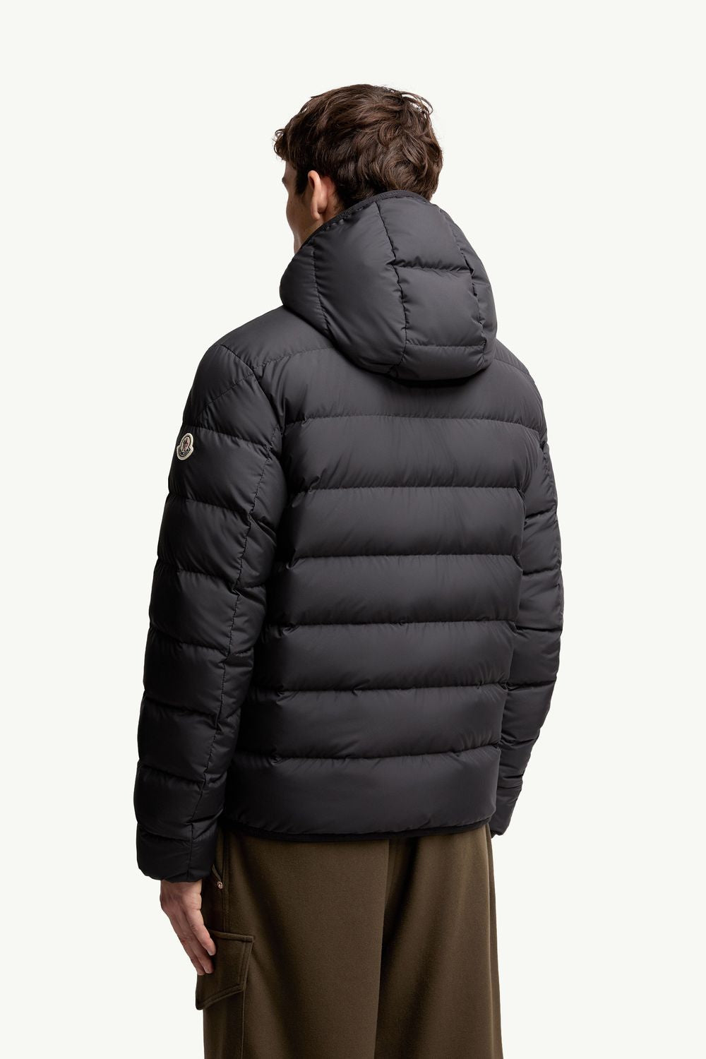 MONCLER Short Down Jacket with Hood for Men