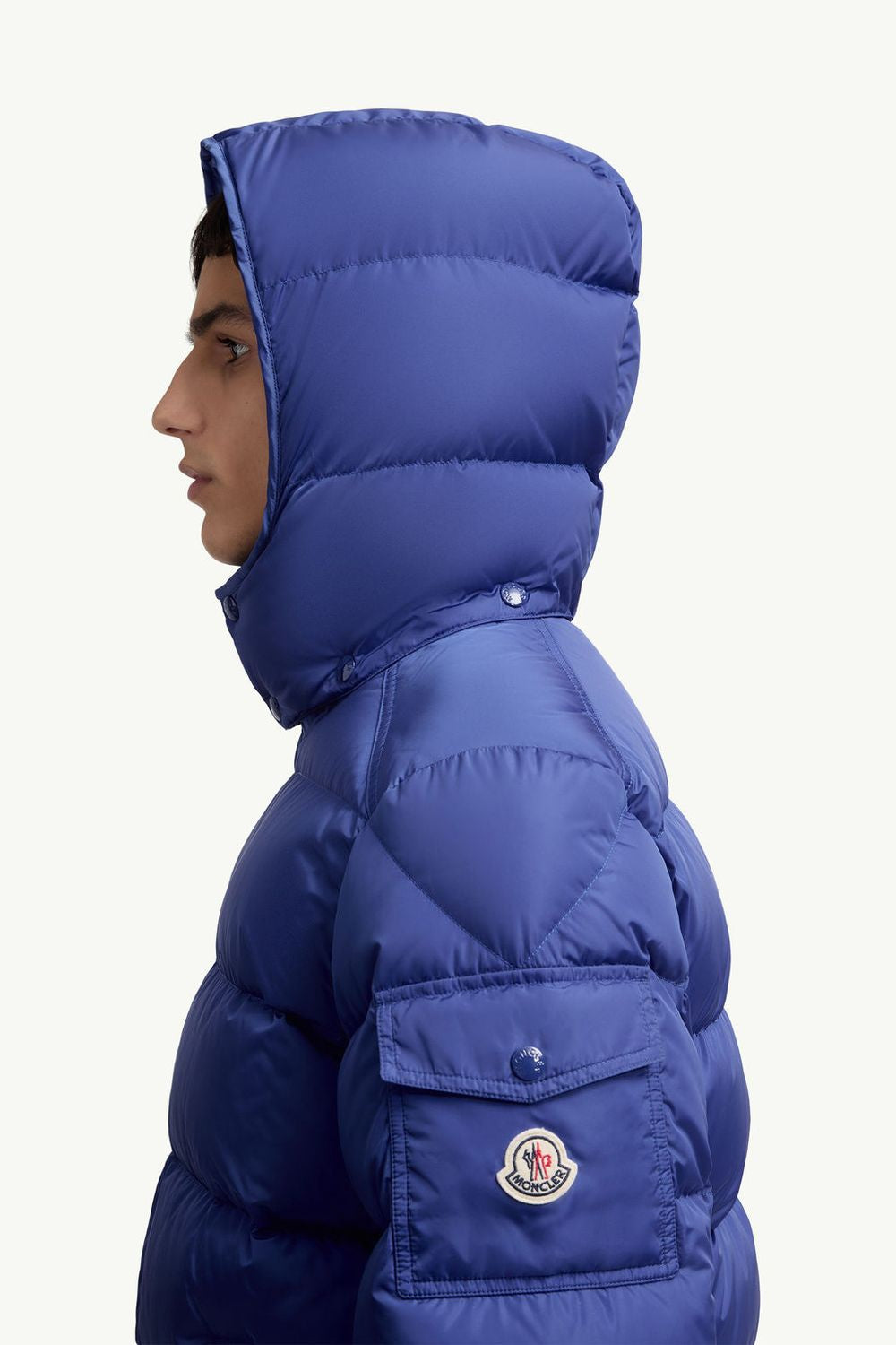 MONCLER Mini Short Down Jacket with Hood