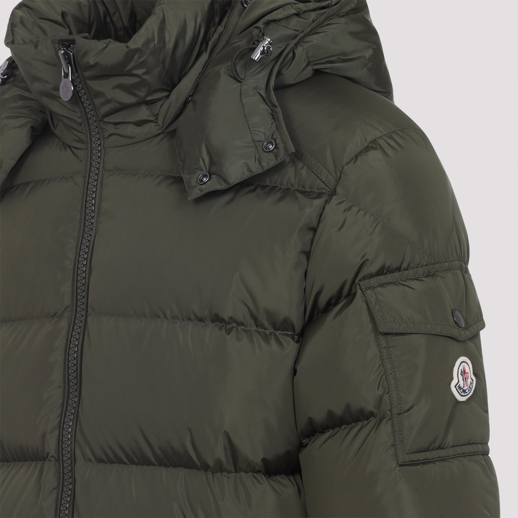 MONCLER Men's Mini Hooded Short Down Jacket
