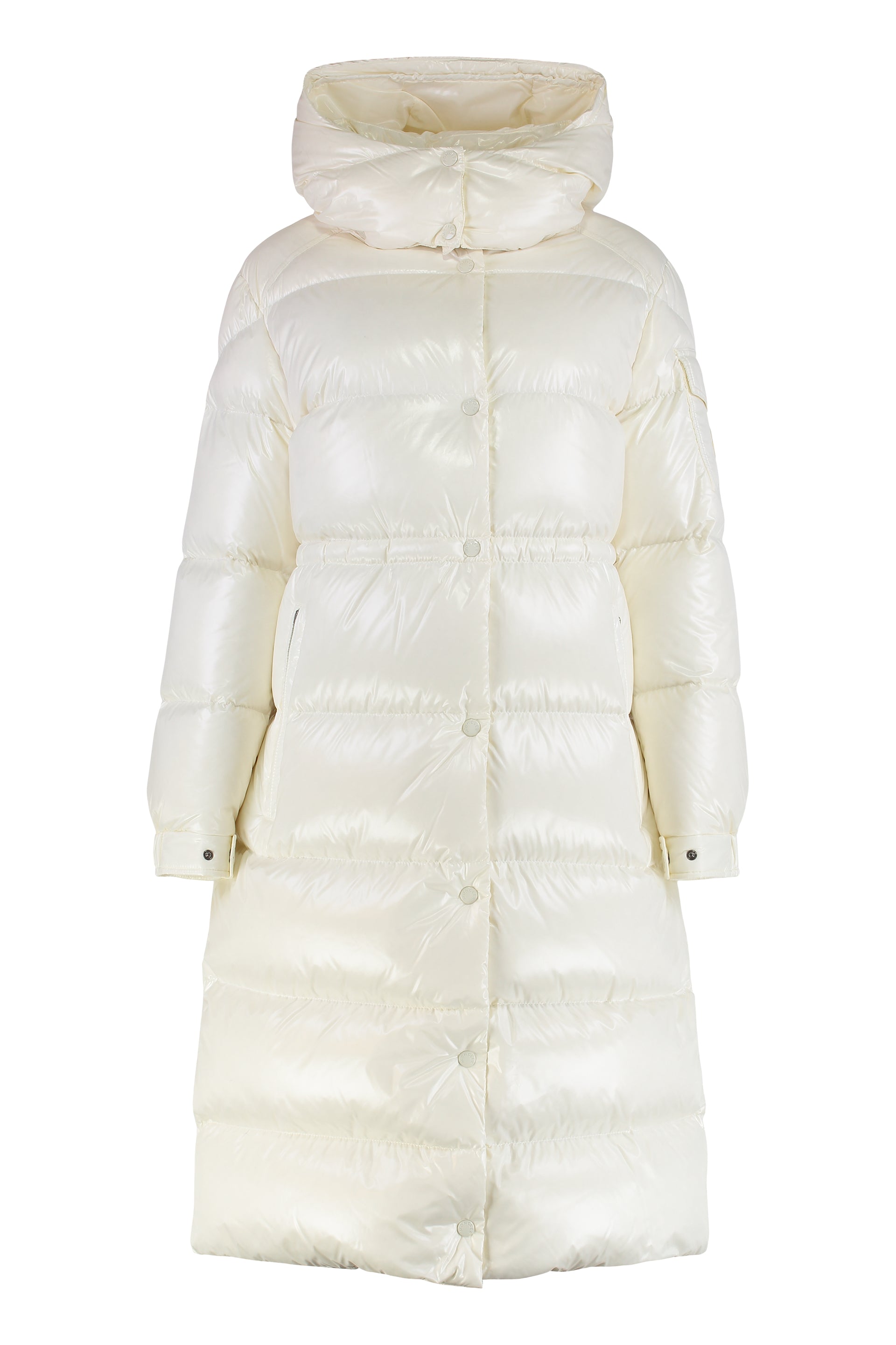 MONCLER Long Down Jacket with Hood - Women's