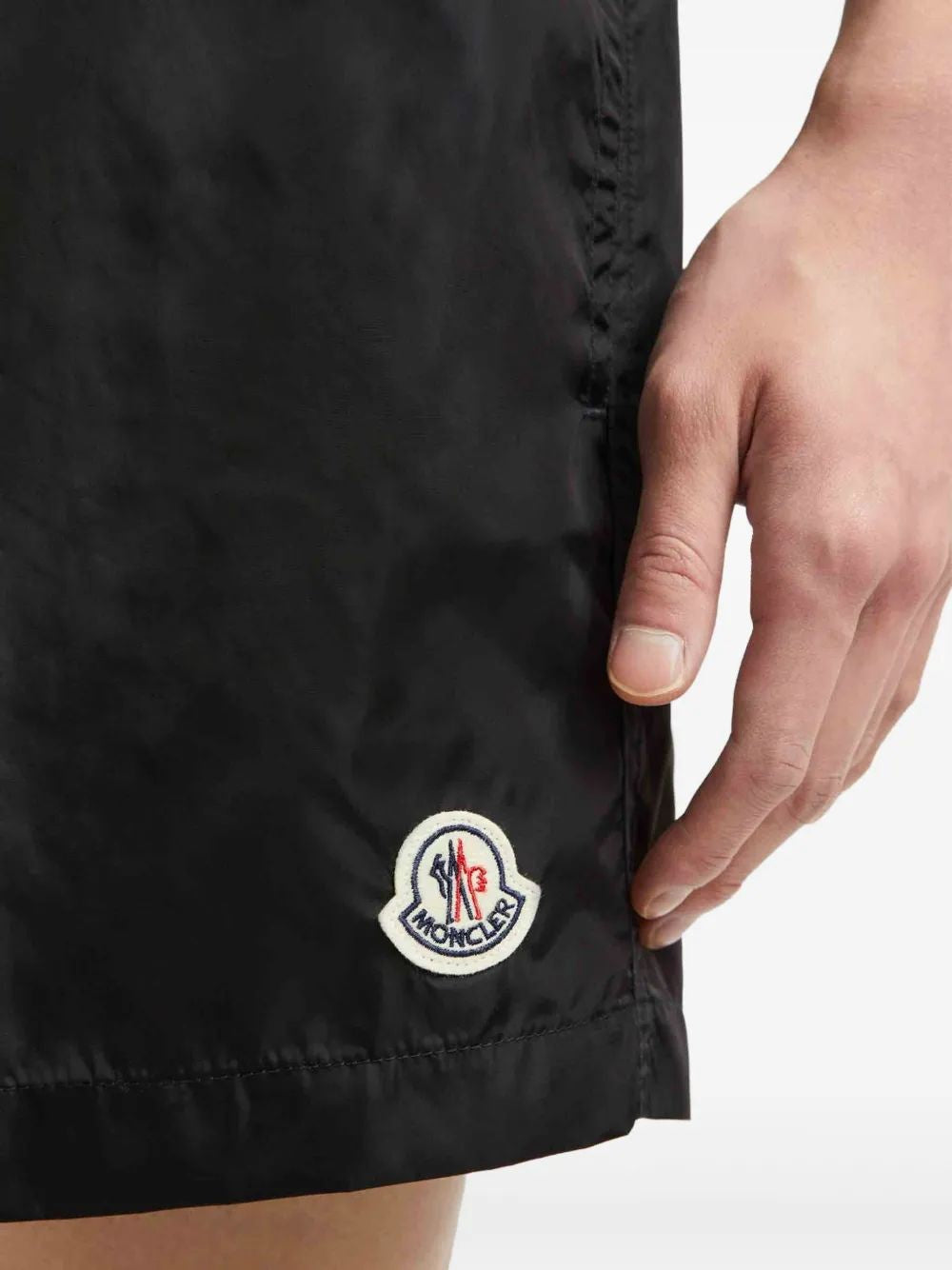 MONCLER Lightweight Beach Shorts for Men - Adjustable Waist