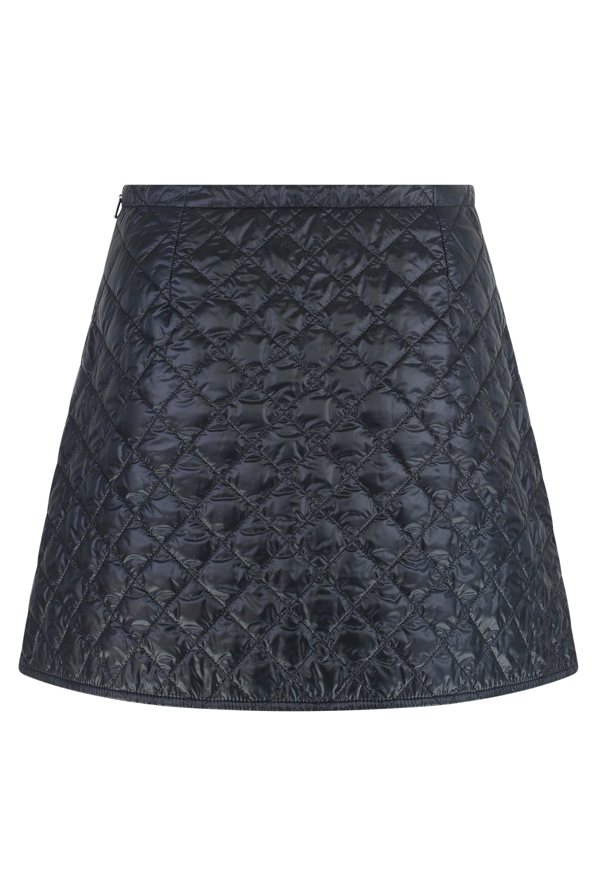 MONCLER Women's Quilted Fabric Mini-Skirt