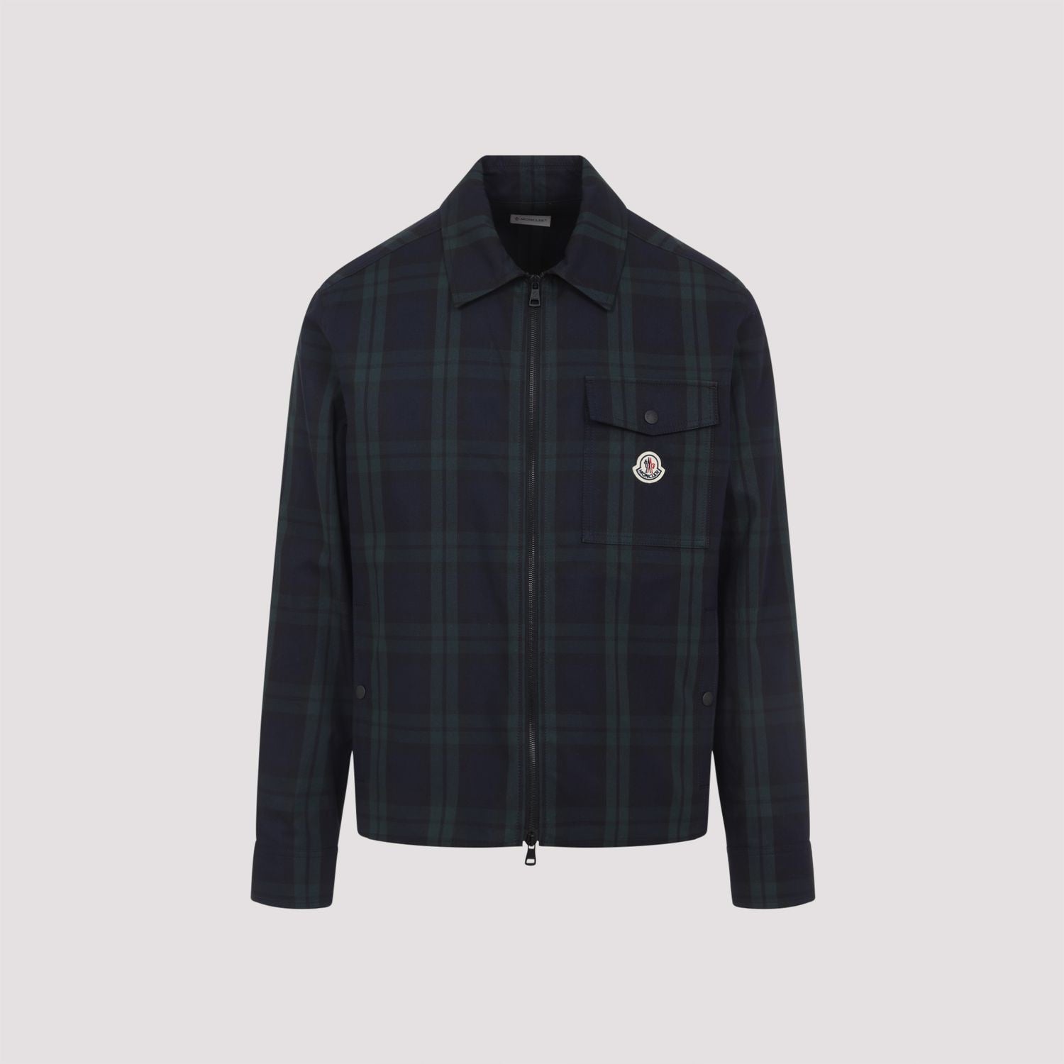 MONCLER Classic Check Motif Shirt for Men