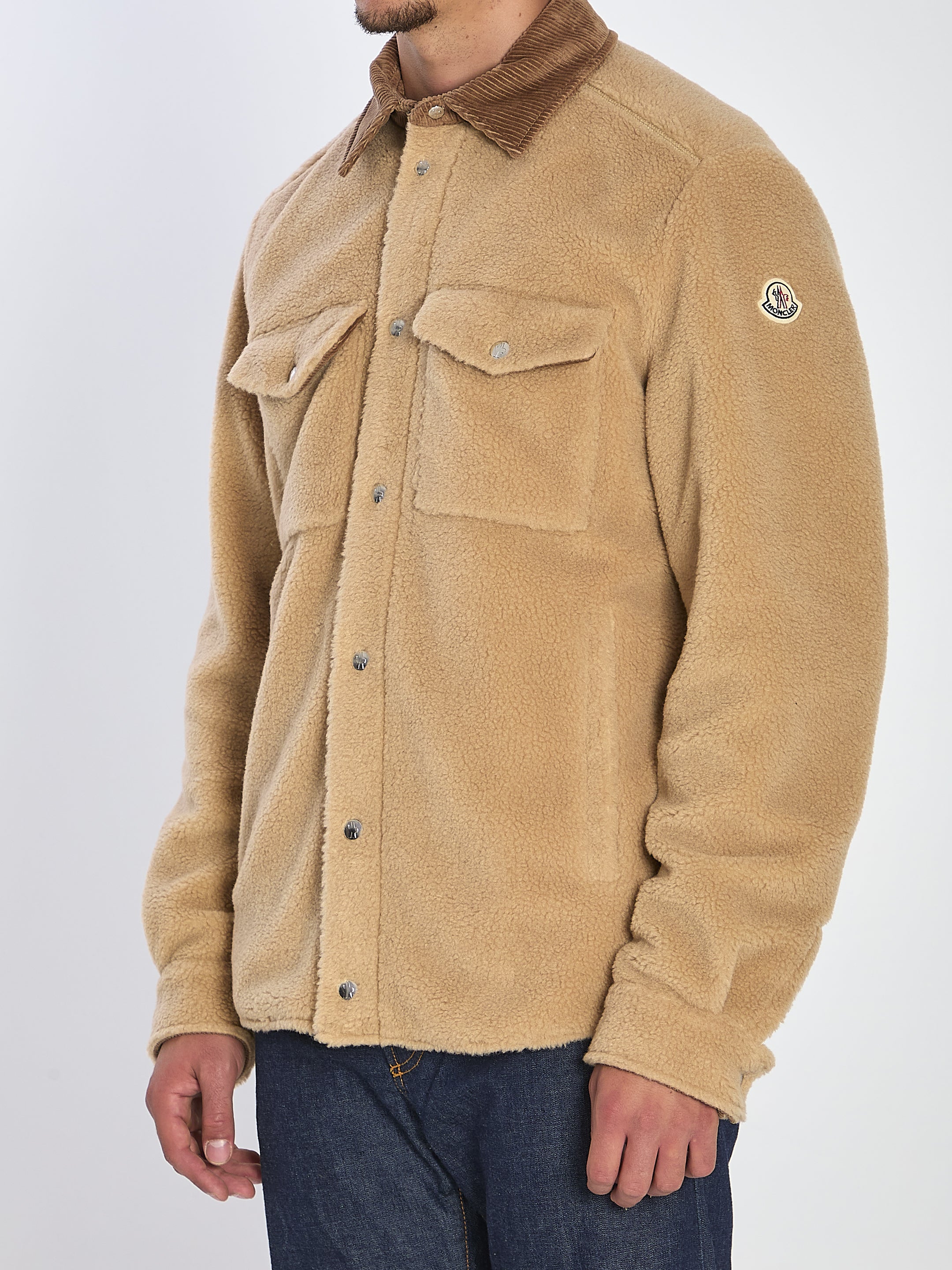 MONCLER Men's Teddy Overshirt - Size L