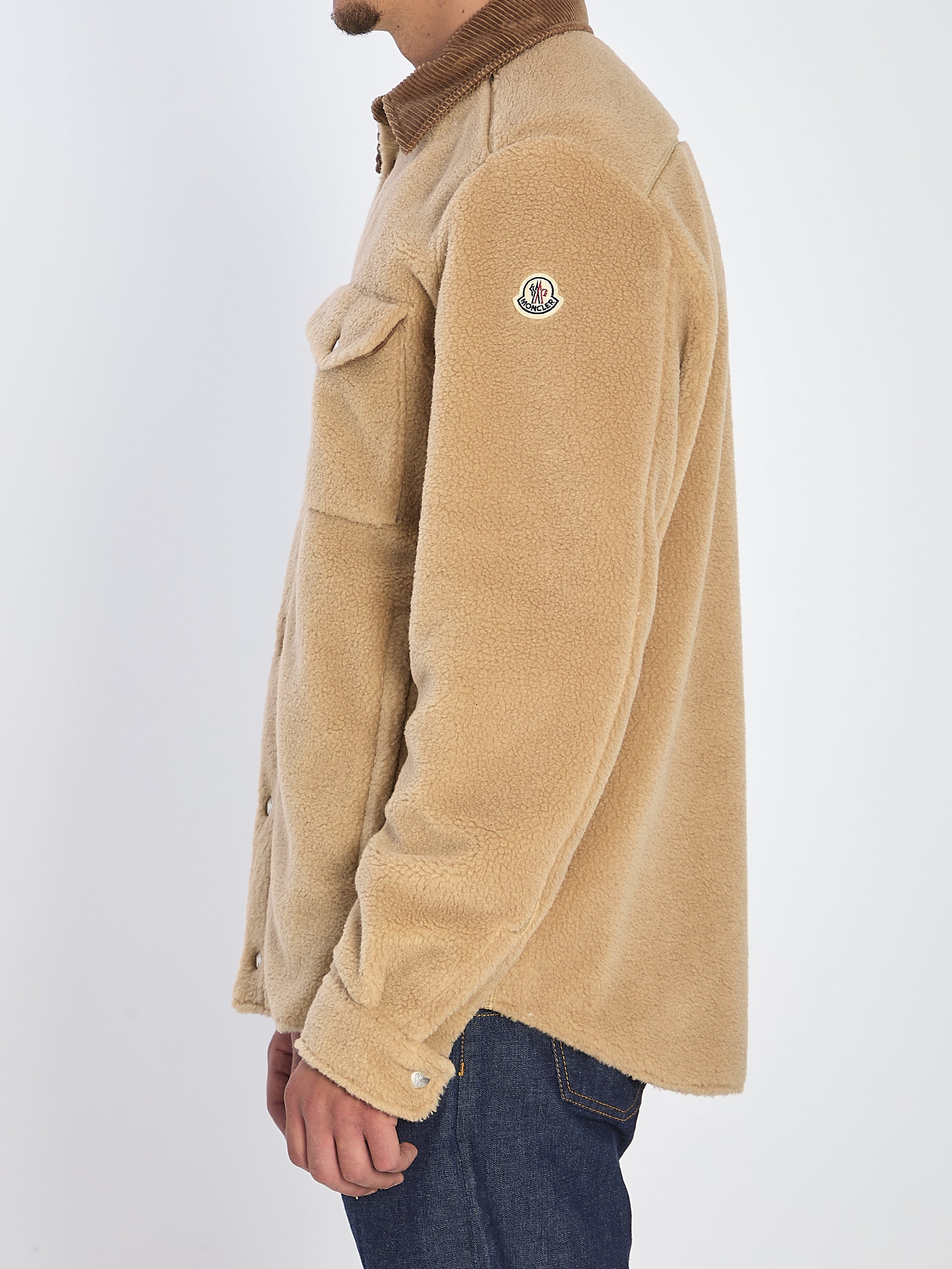 MONCLER Men's Teddy Overshirt - Size L