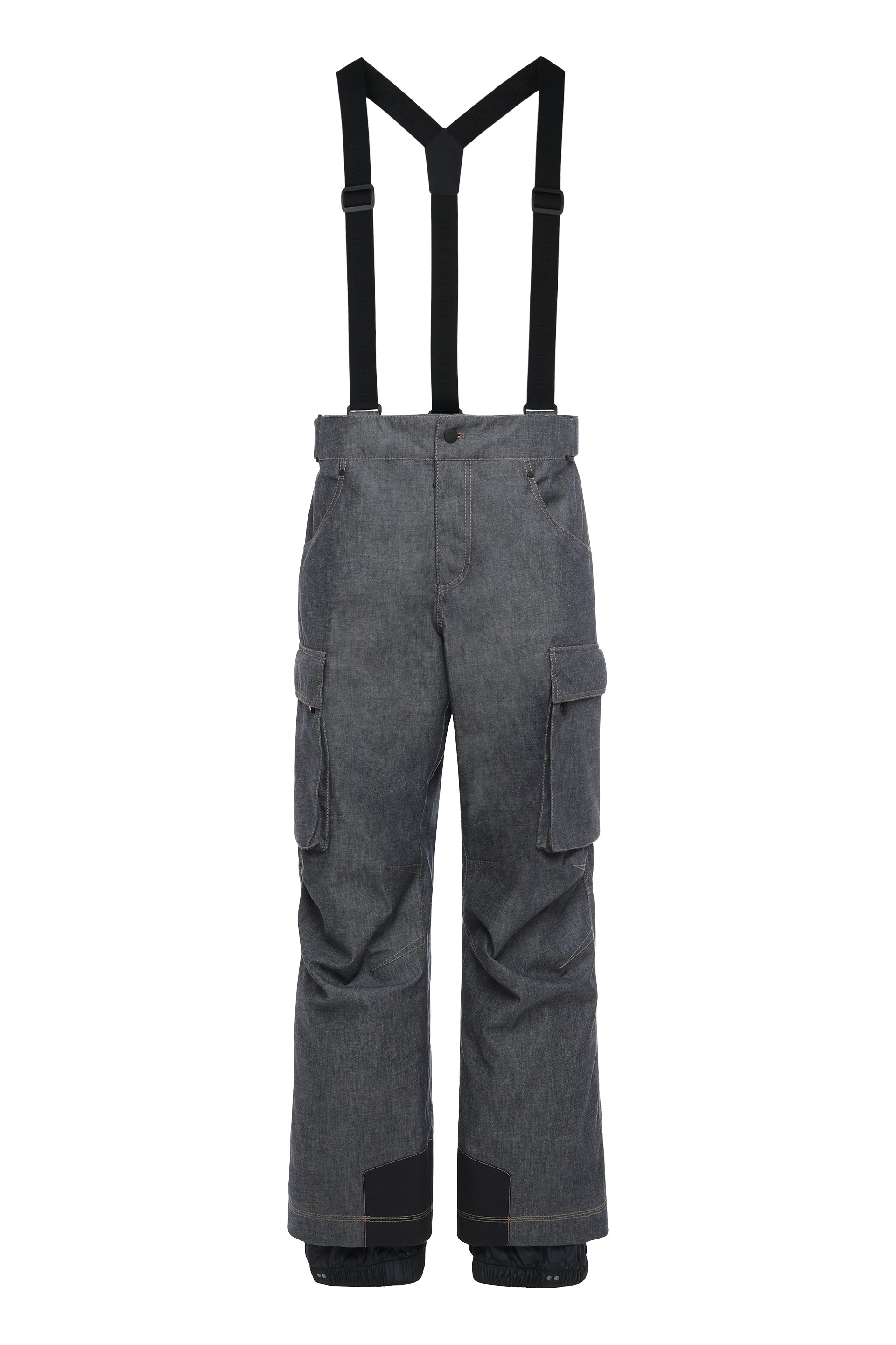 Moncler Grenoble Padded Ski Overalls in Denim