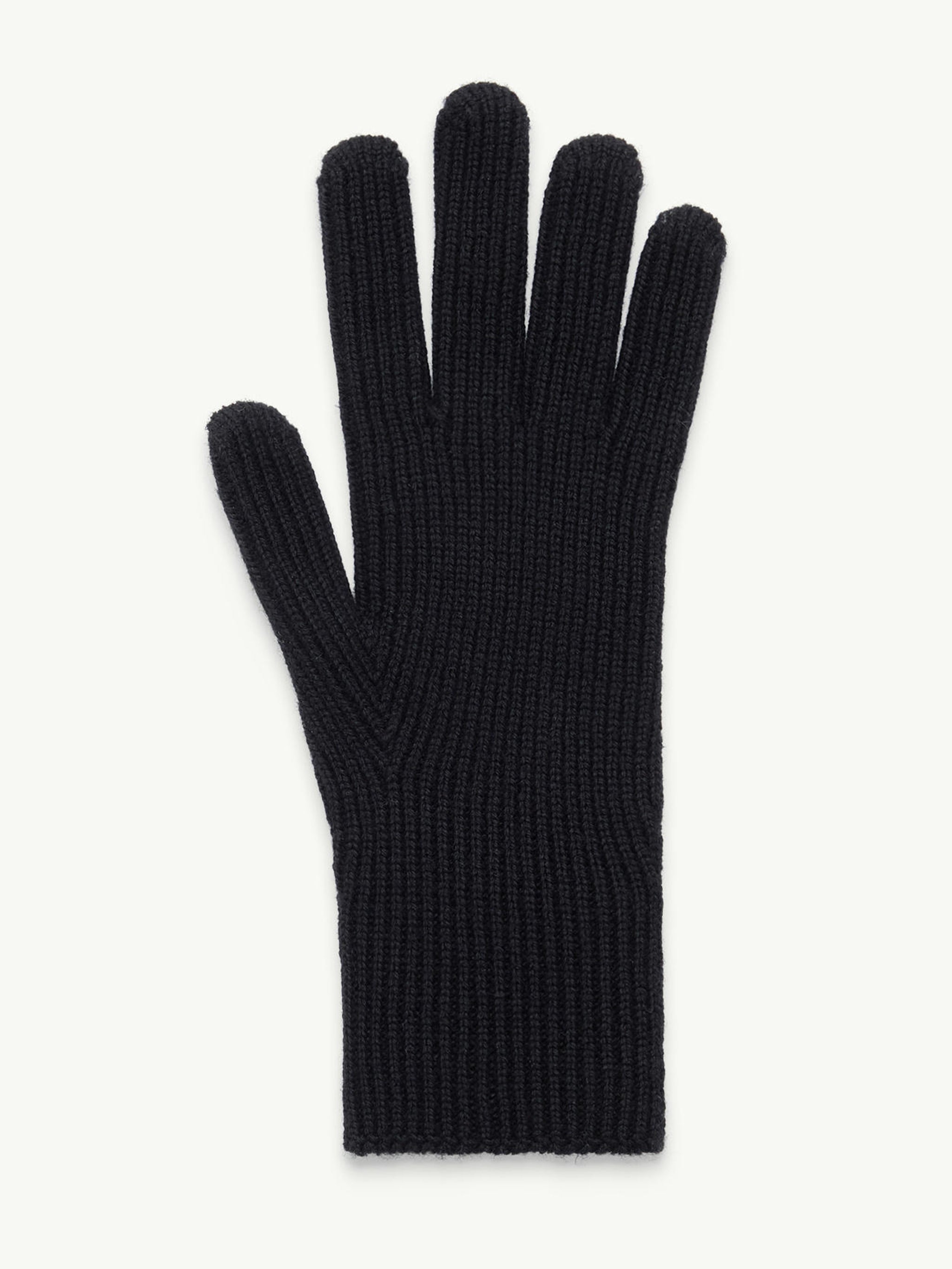 MONCLER Wool Gloves with Logo Patch for Men