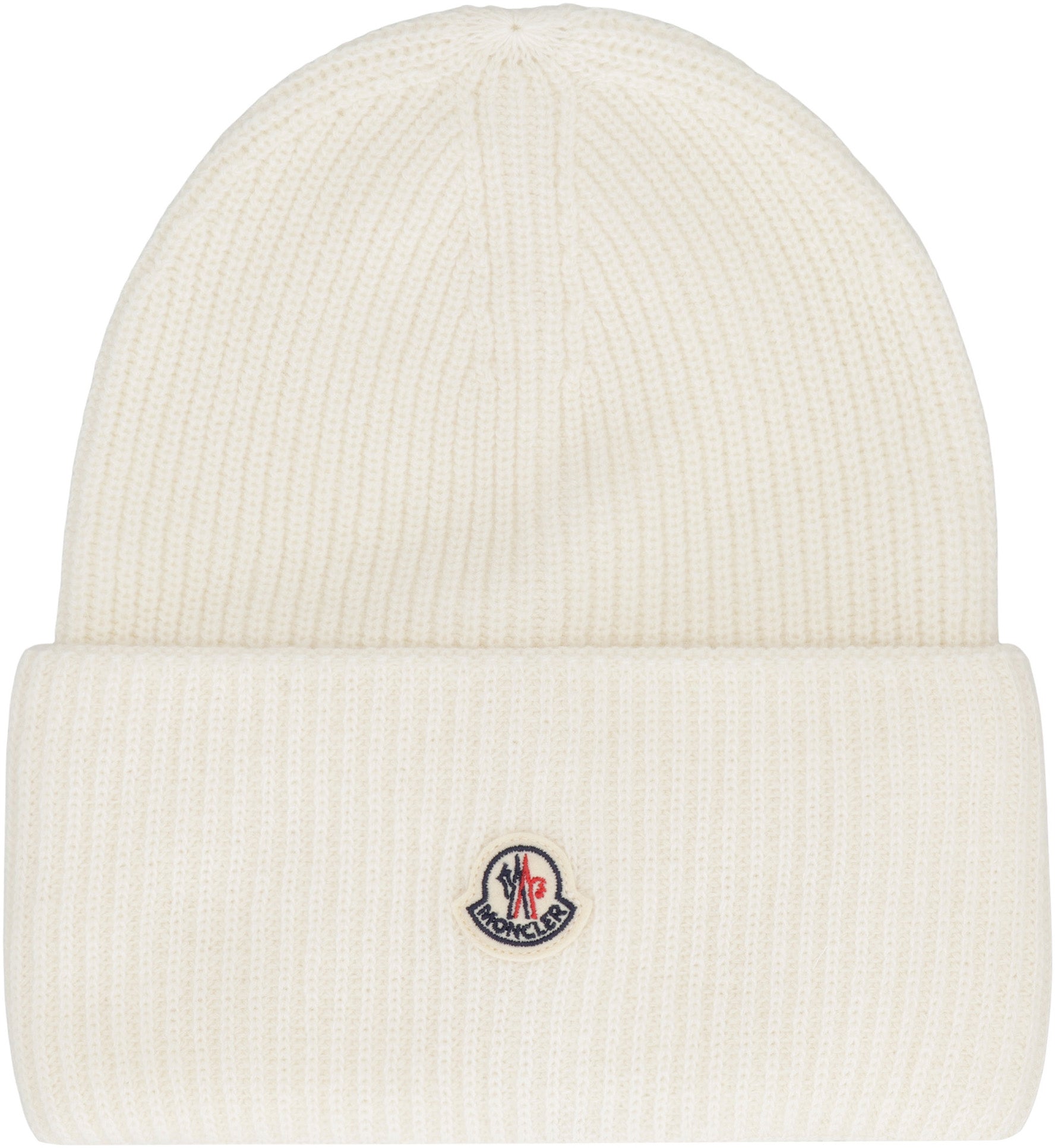 MONCLER Classic Ribbed Wool Hat for Women