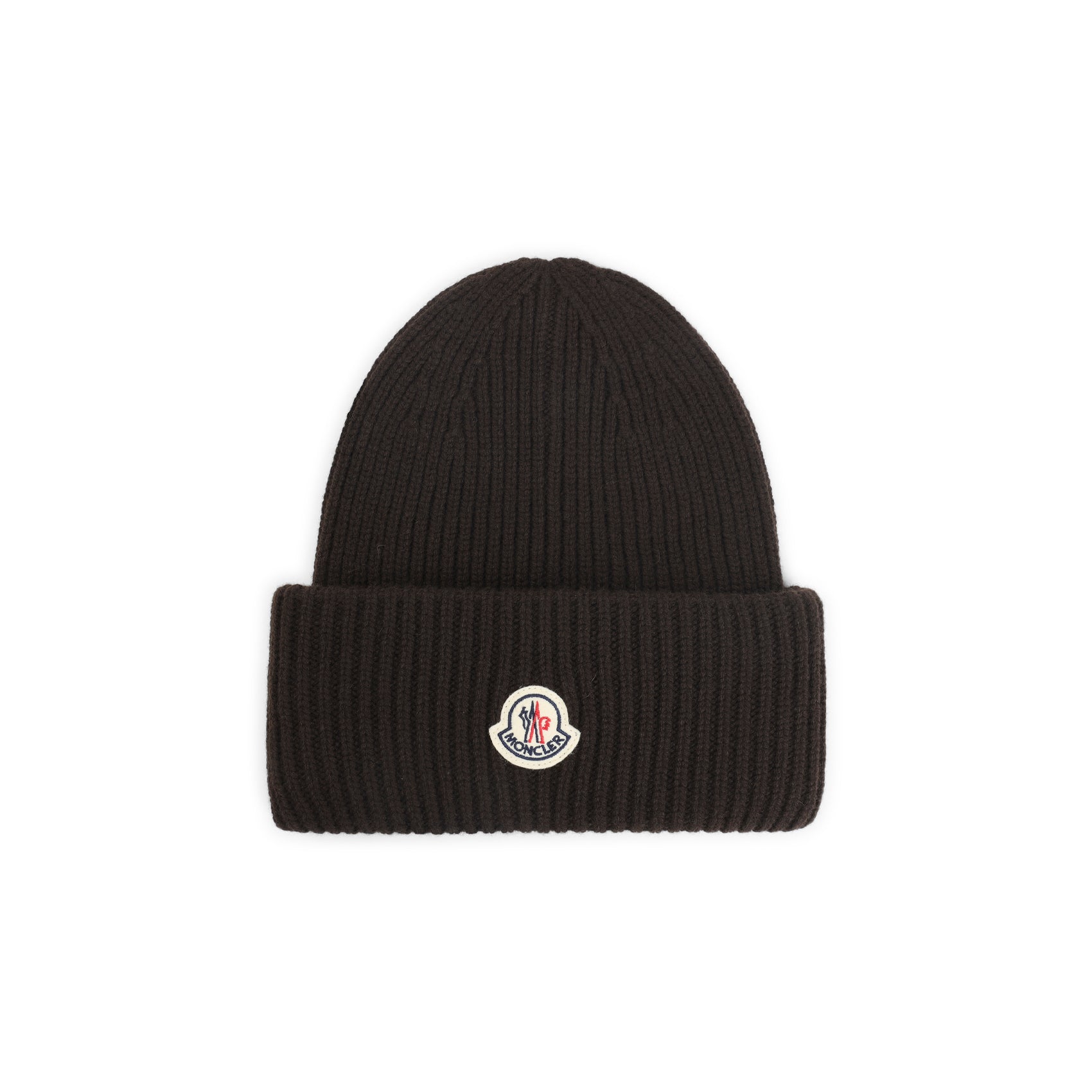 MONCLER Wool Blend Beanie Hat for Men