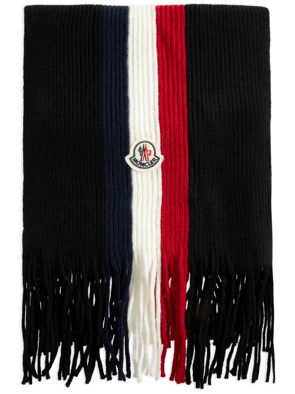 MONCLER Tricolour Wool Scarf
