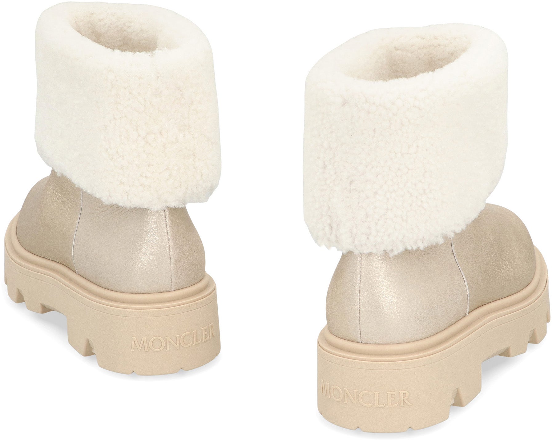 MONCLER Shearling Winter Boots