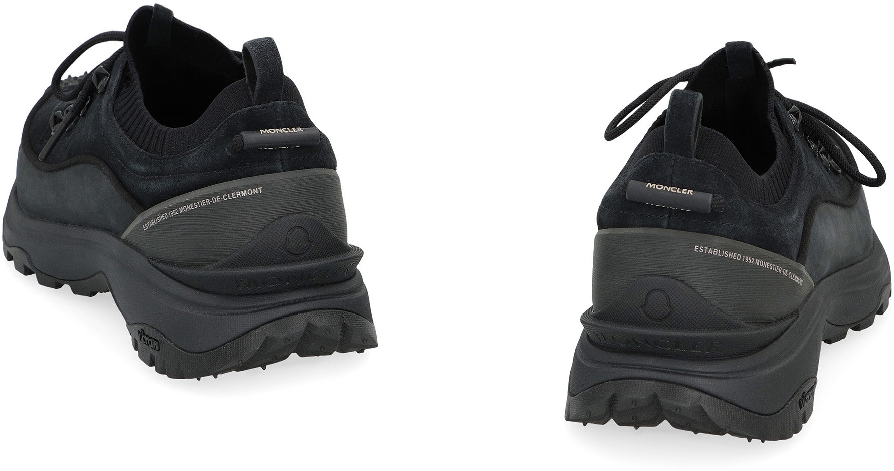 MONCLER Trailgrip Lite3 Nubuck and Suede Leather Sneakers for Men