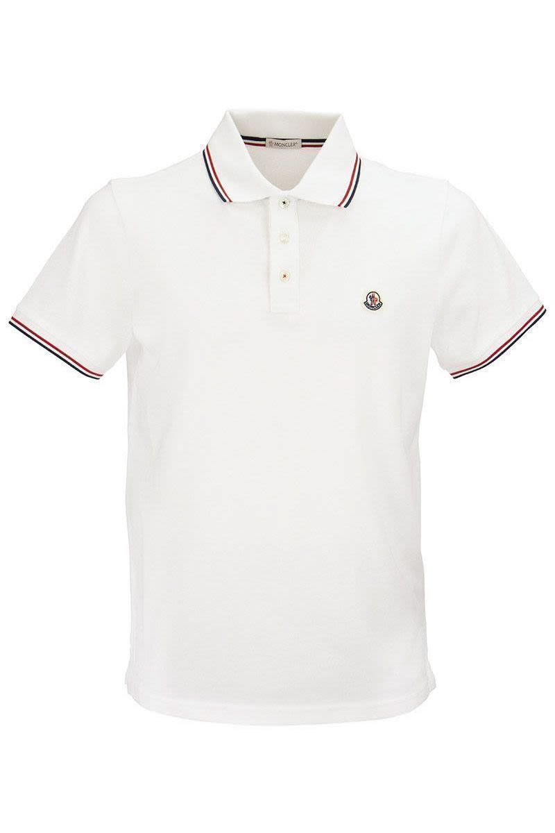 MONCLER Cotton-Piqué Polo Shirt for Men