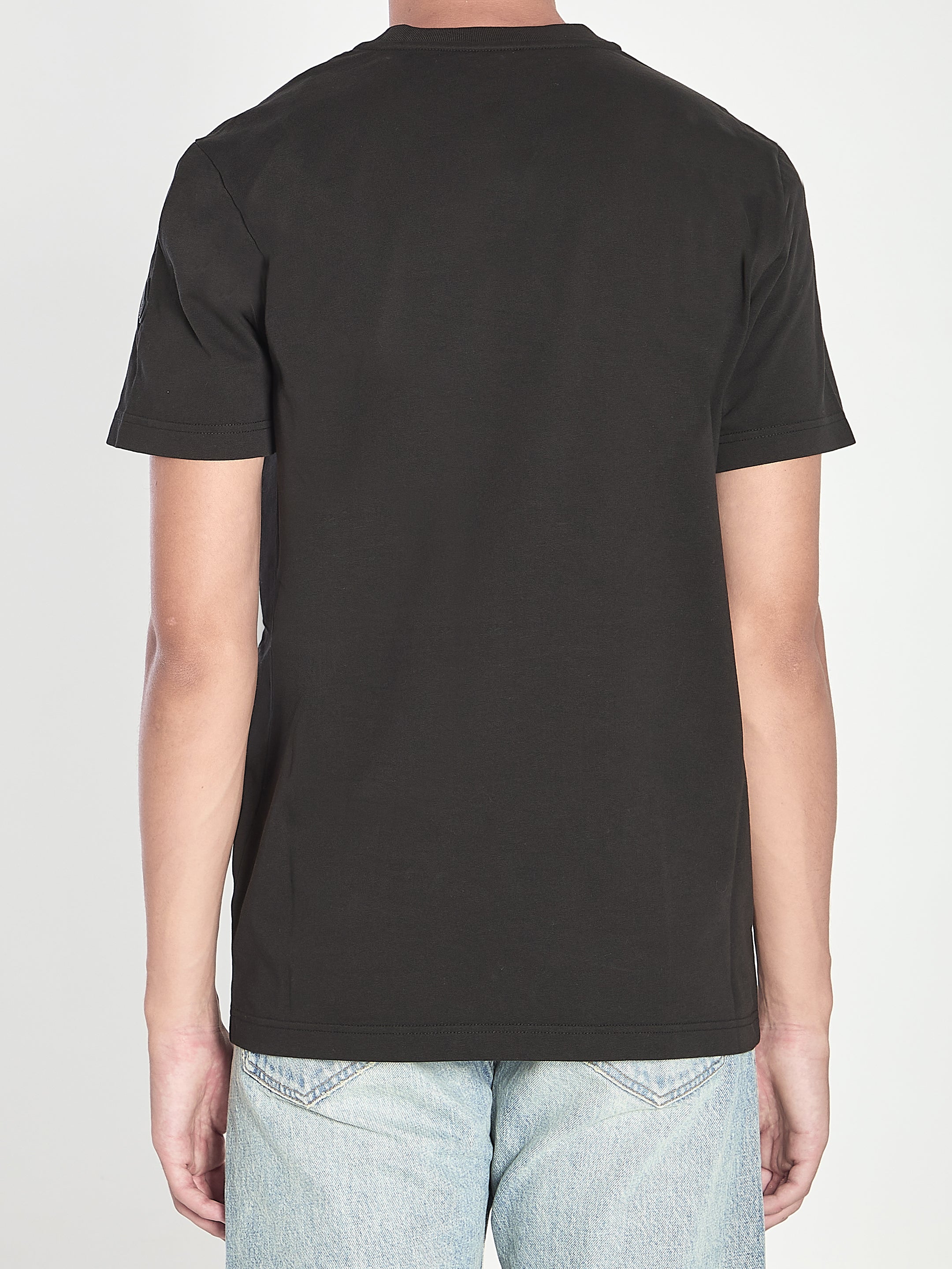 MONCLER Men's Regular Fit Printed T-Shirt - Size L