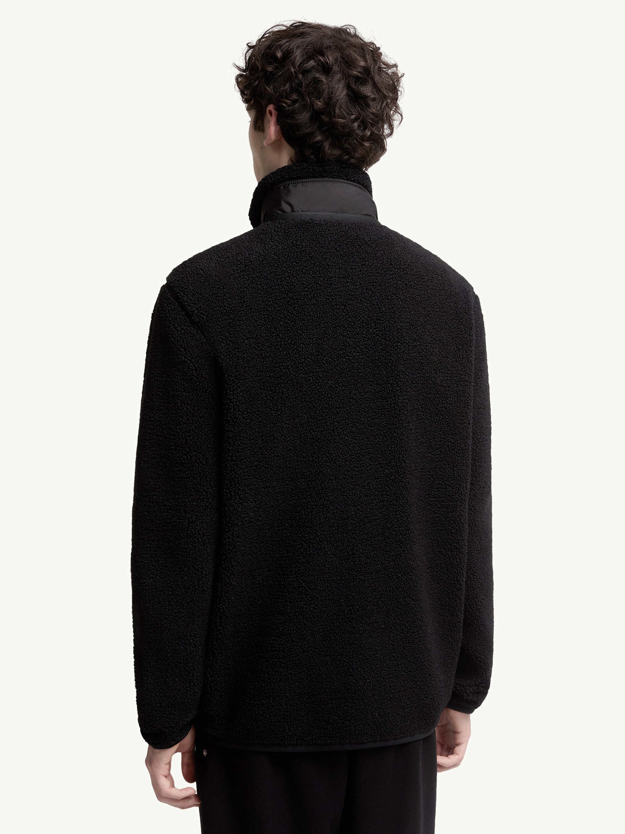 MONCLER Men's Zip-Up Sweatshirt with Pocket - Size M