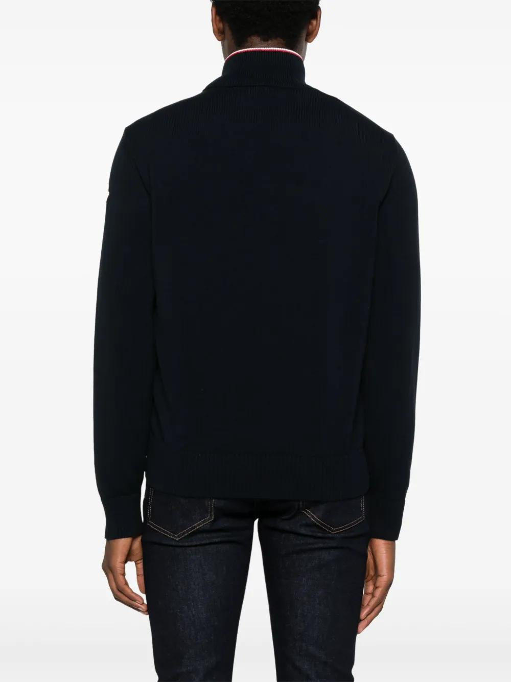 MONCLER Padded Zip-Up Cotton Cardigan for Men