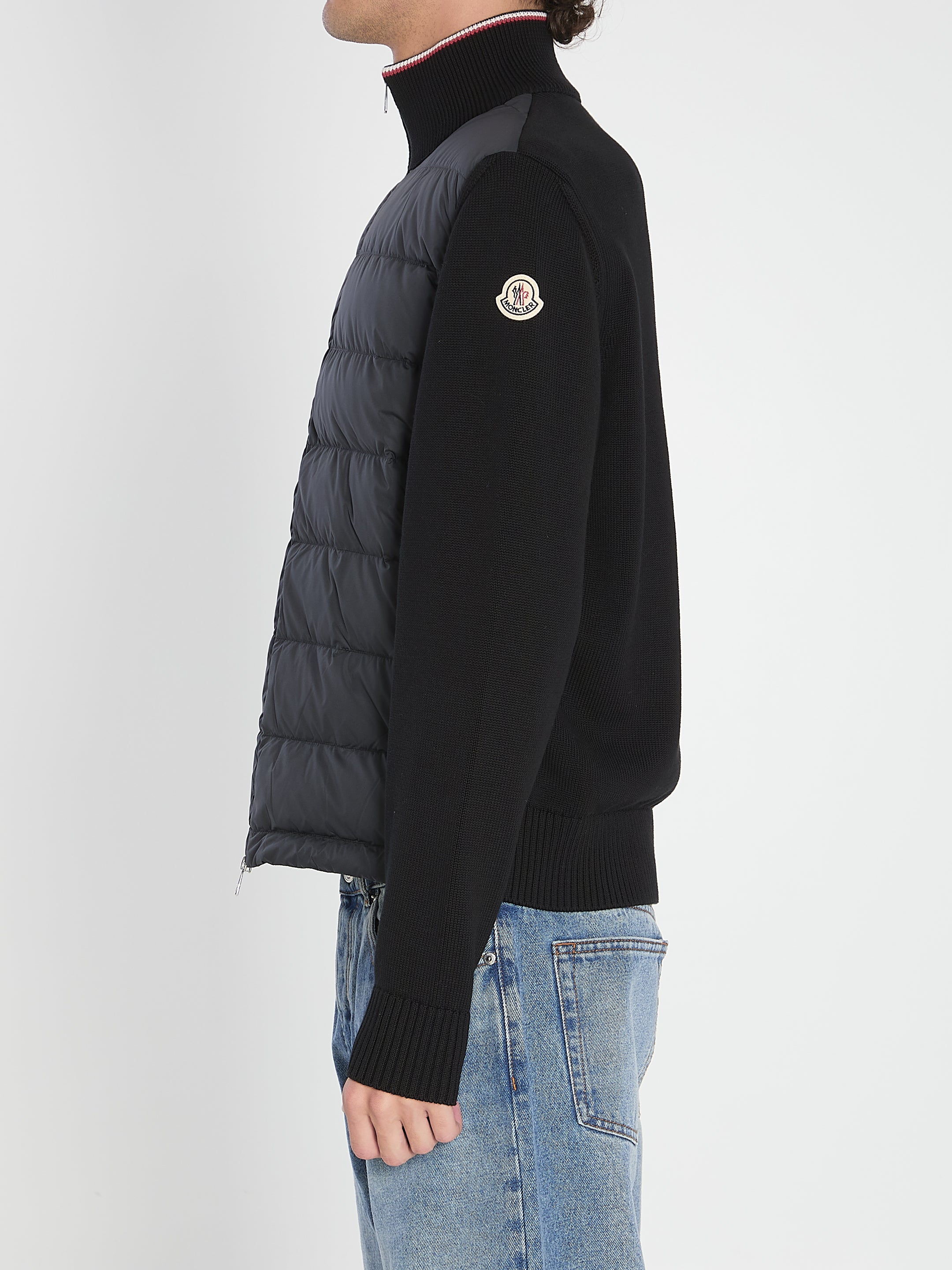 MONCLER Men's Padded Front Panel Cardigan