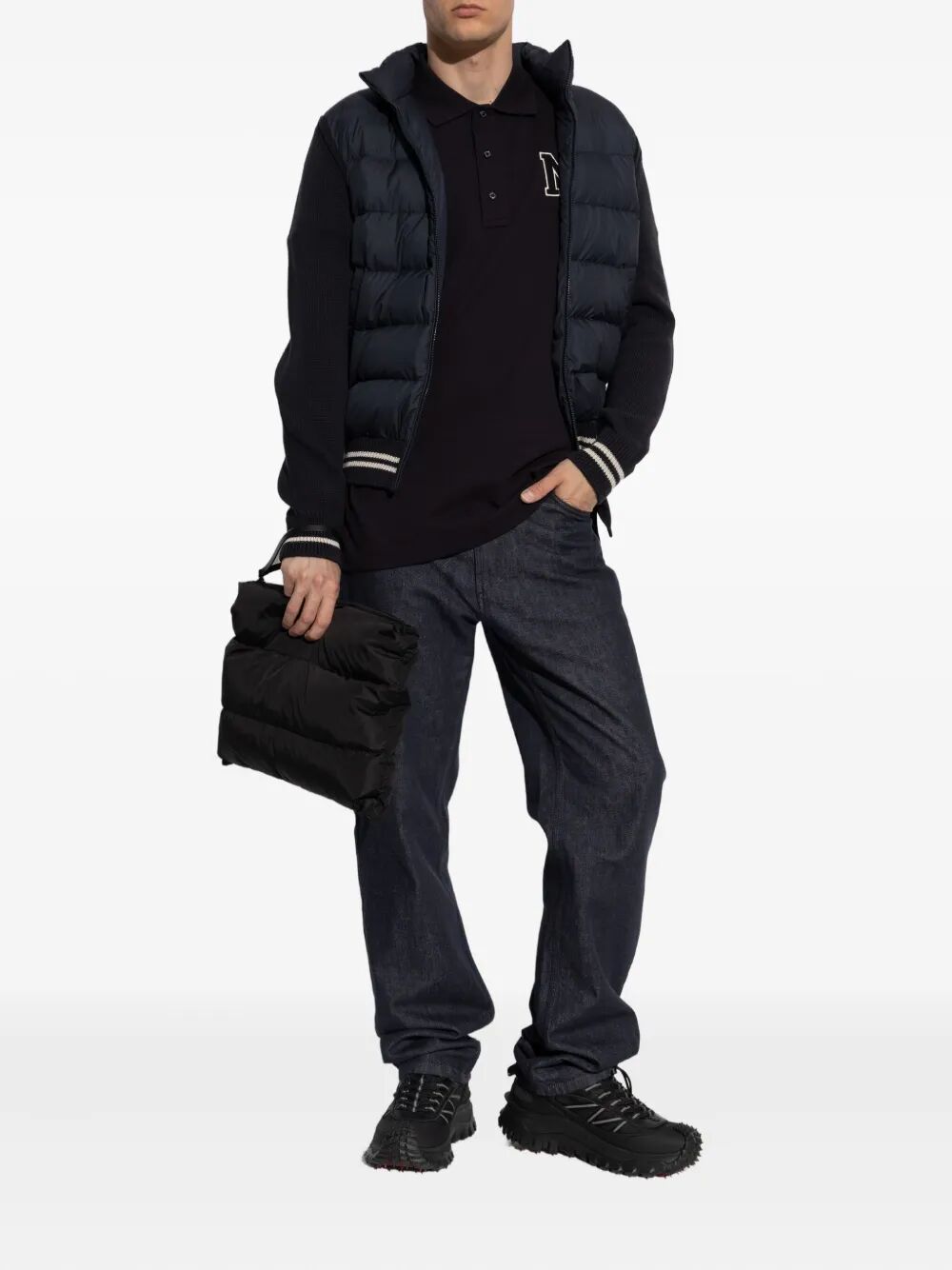 MONCLER Classic Wool Cardigan for Men