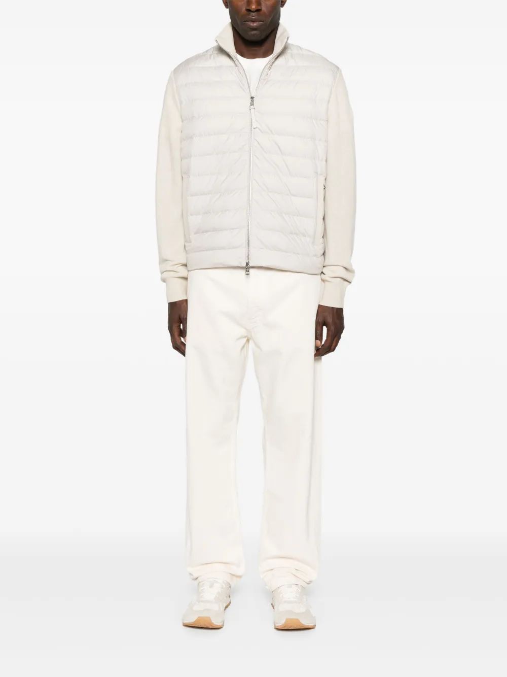 MONCLER Men's Polyester Cardigan - Perfect for Fall Wear