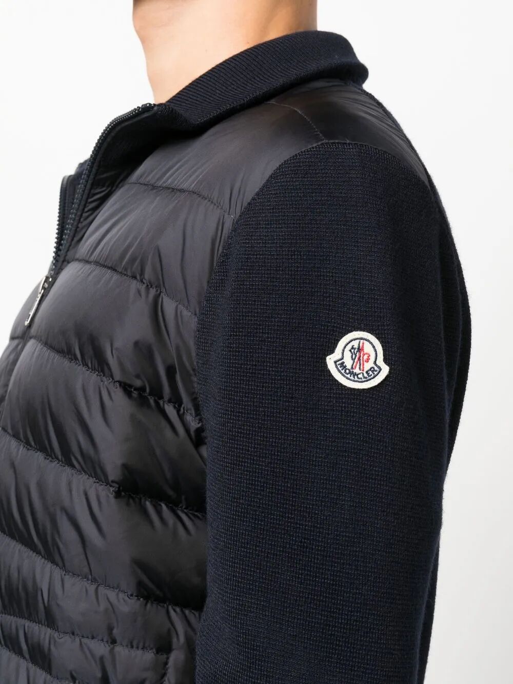 MONCLER Padded Zip-Up Cardigan for Men - FW25 Collection