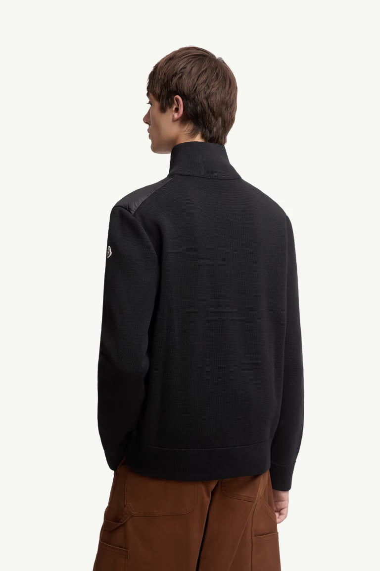 MONCLER Padded Wool-Blend Down Jacket