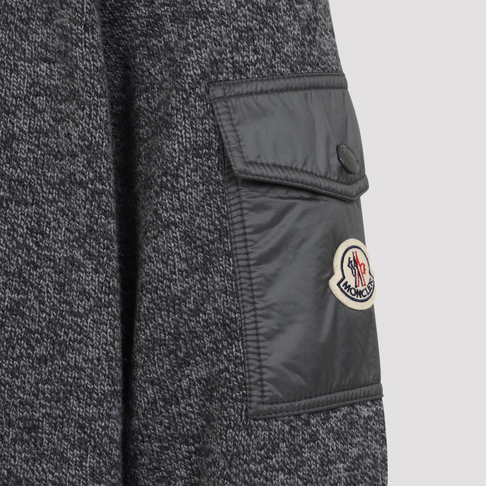 MONCLER Luxury Wool and Cashmere Sweater for Men