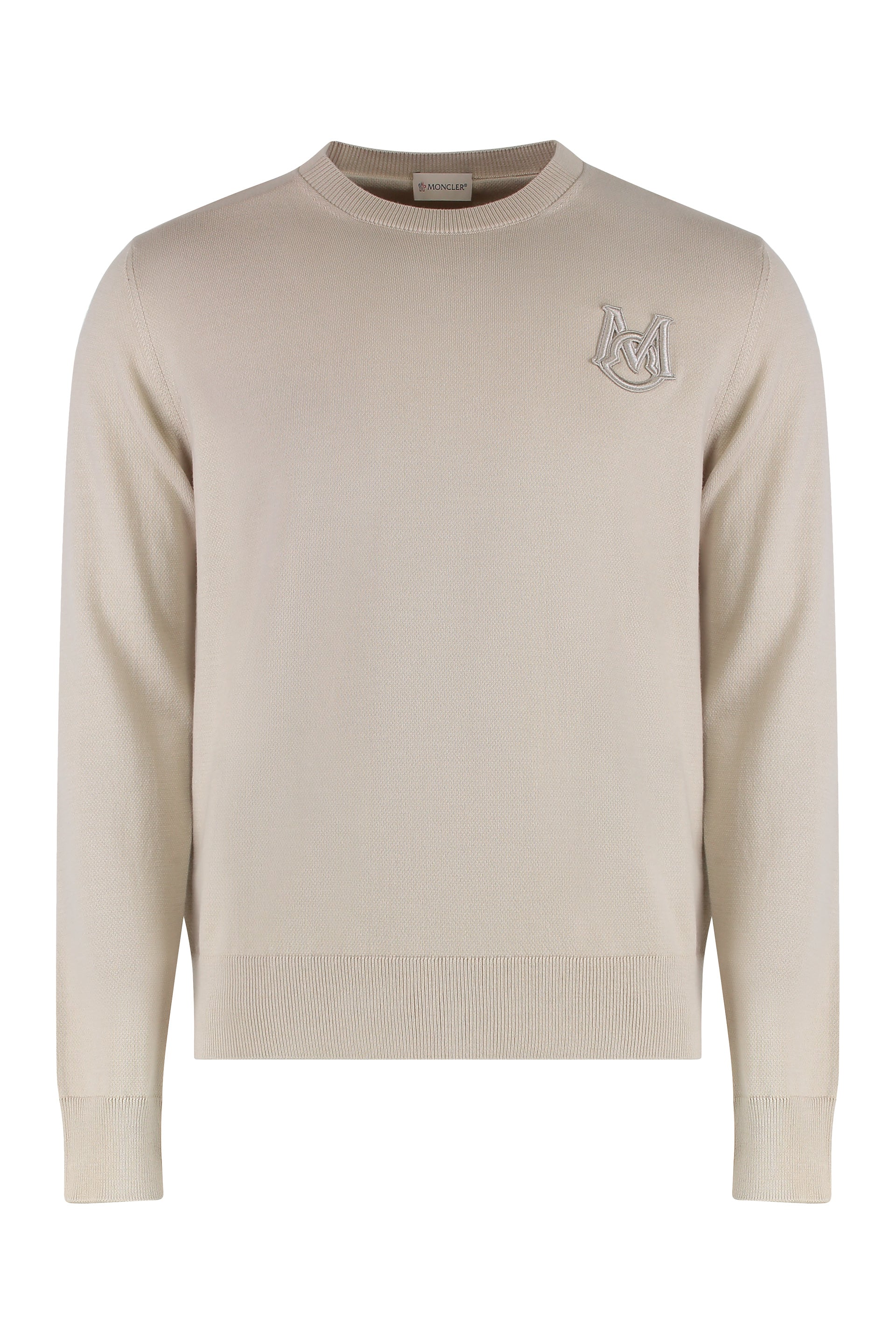 MONCLER Classic Long-Sleeve Cotton Pullover for Men