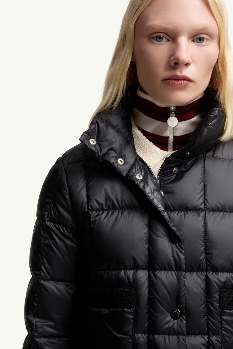 MONCLER Braided Trim Short Down Jacket for Women