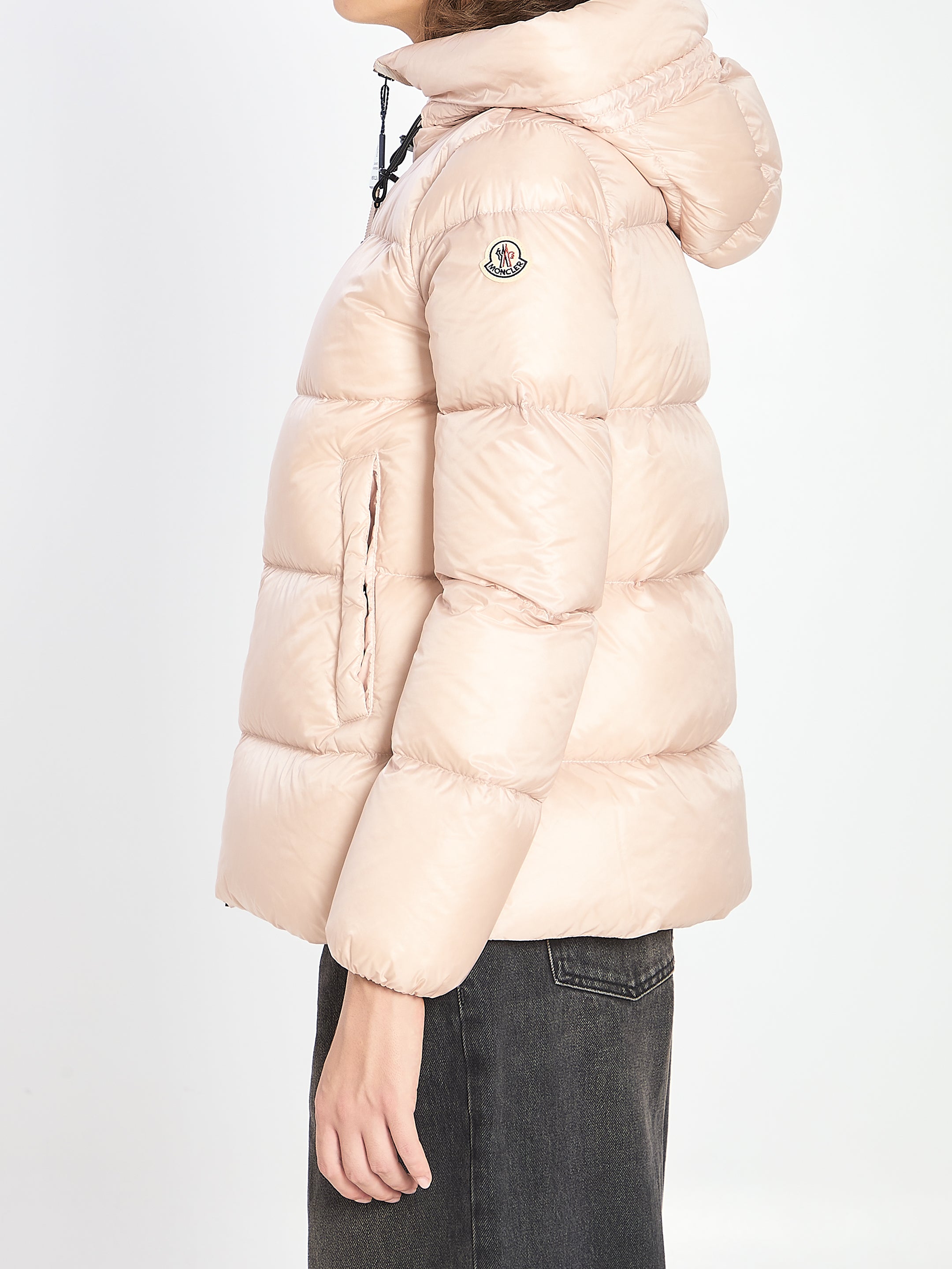 MONCLER Women's Mini Hooded Short Down Jacket