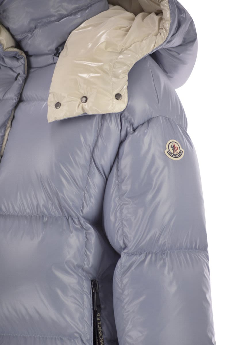 MONCLER Women's Mini Short Down Jacket with Removable Hood