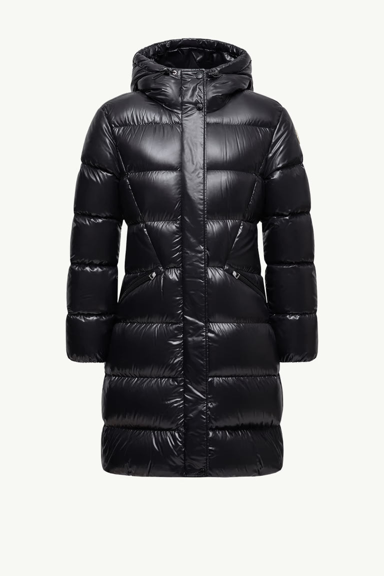 MONCLER Women's Long Down Jacket with Hood