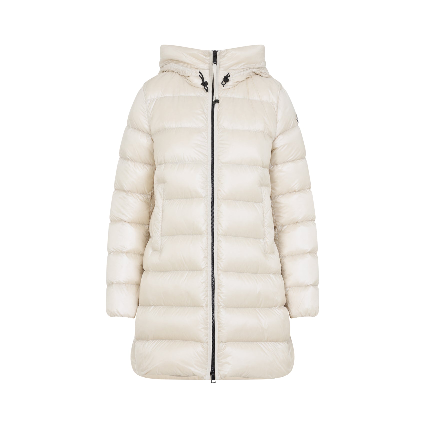 MONCLER Mid-Length Hooded Down Jacket for Women