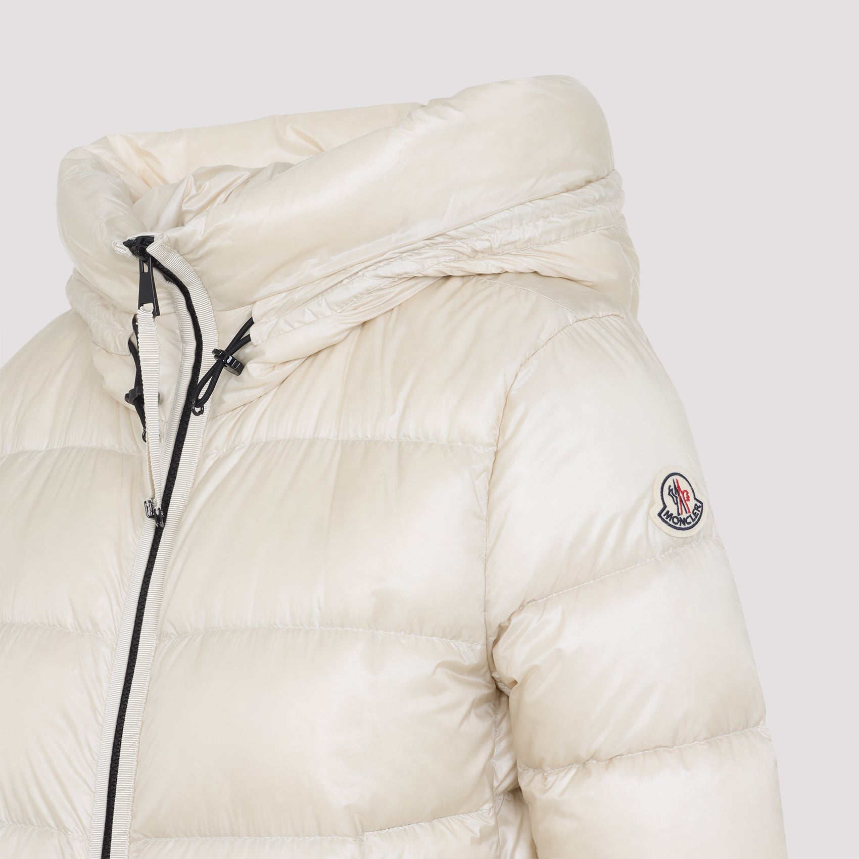 MONCLER Mid-Length Hooded Down Jacket for Women