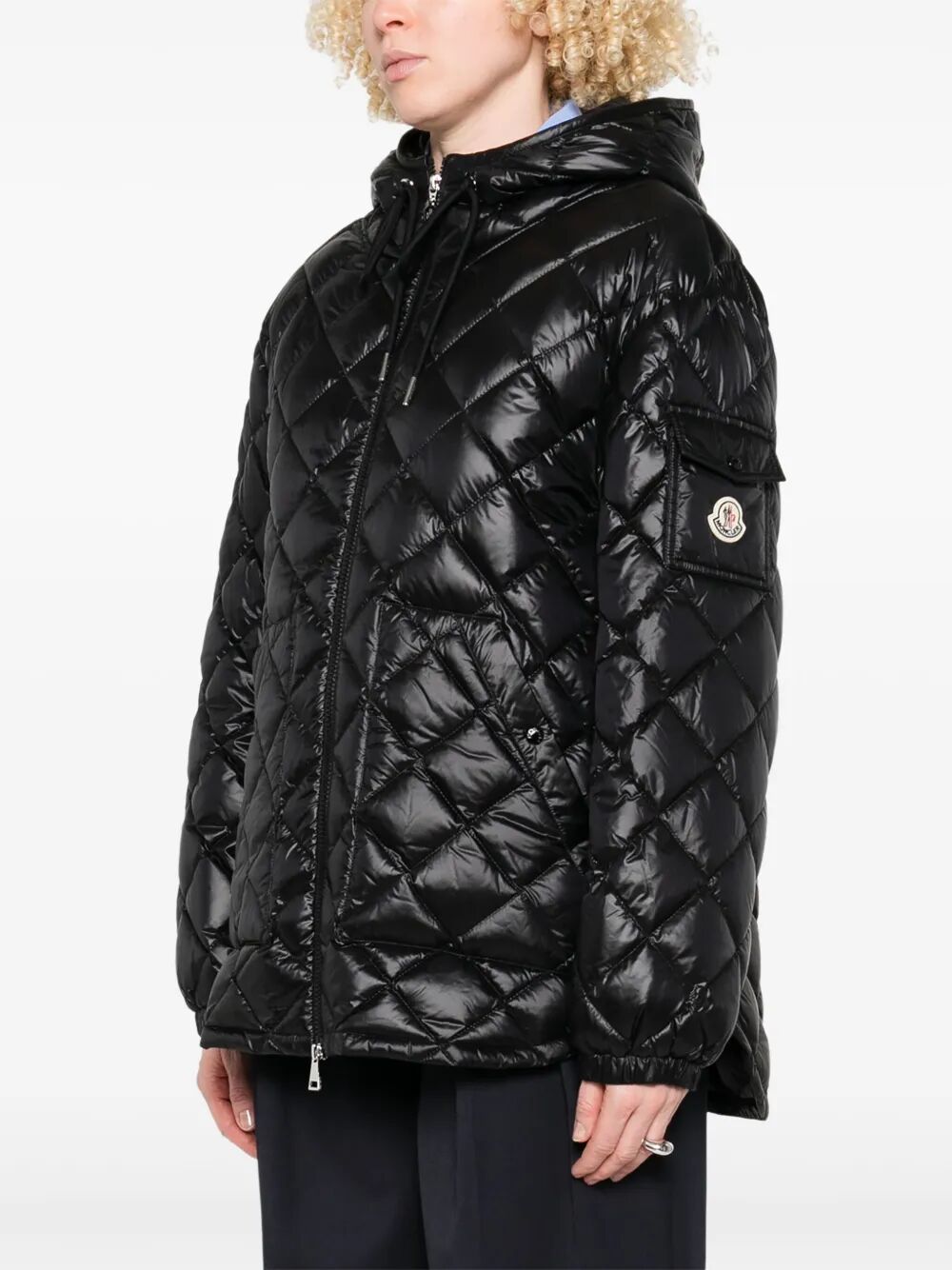 MONCLER Silk & Nylon Women's Outerwear Jacket