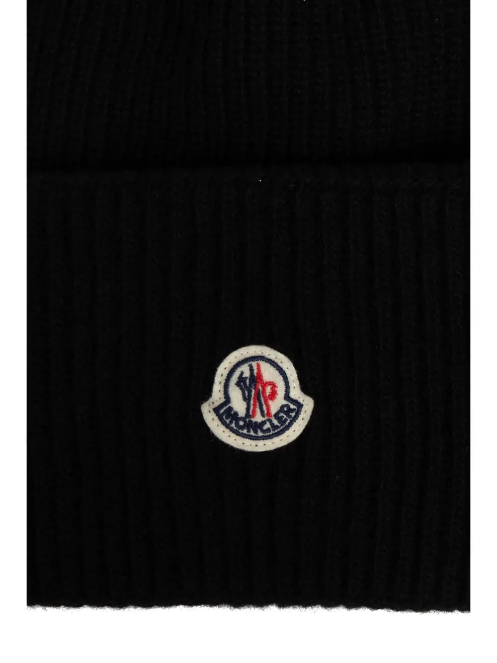 MONCLER Wool Beanie Hat for Women - Fall/Winter 2025