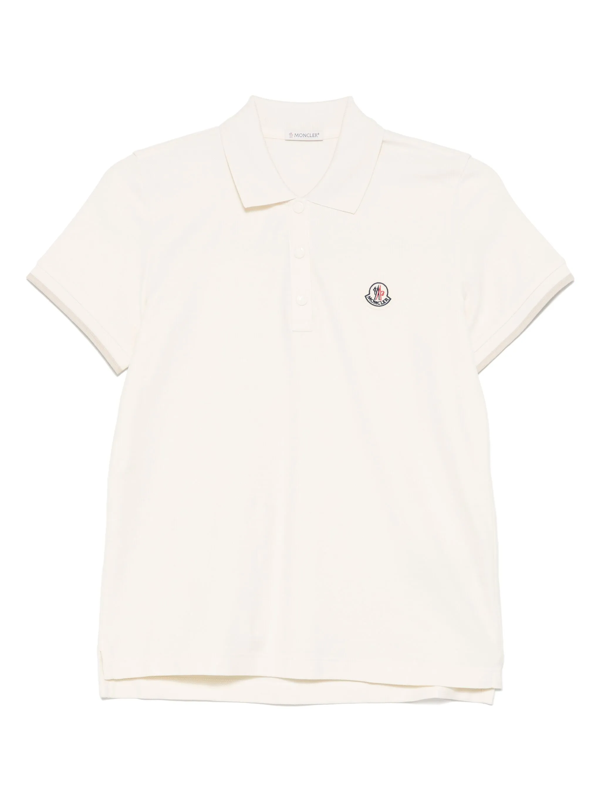 MONCLER Logo Patch Polo Shirt - Size S