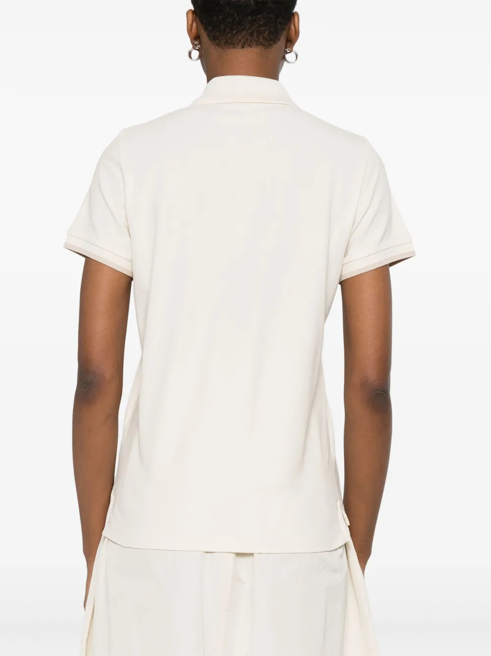 MONCLER Logo Patch Polo Shirt - Size S