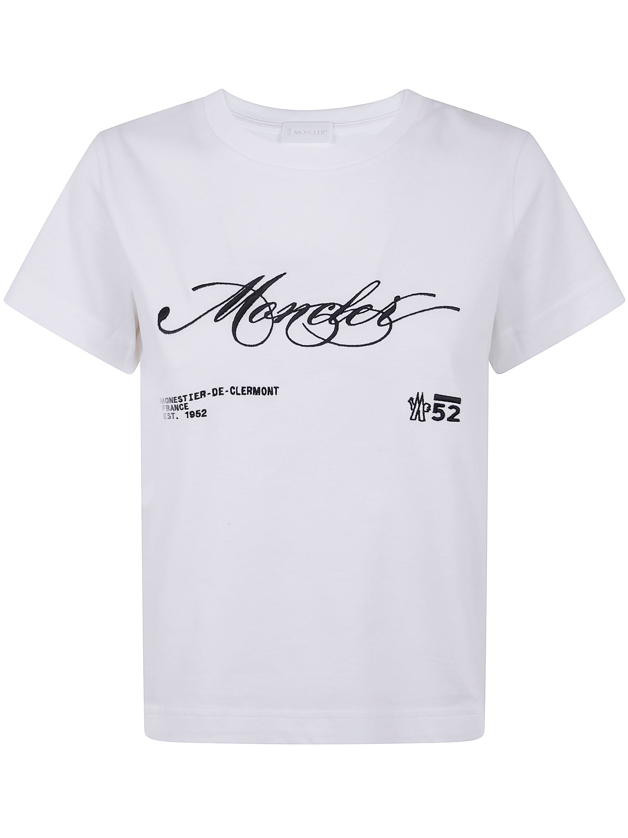 MONCLER Cotton Crew-Neck T-Shirt for Women