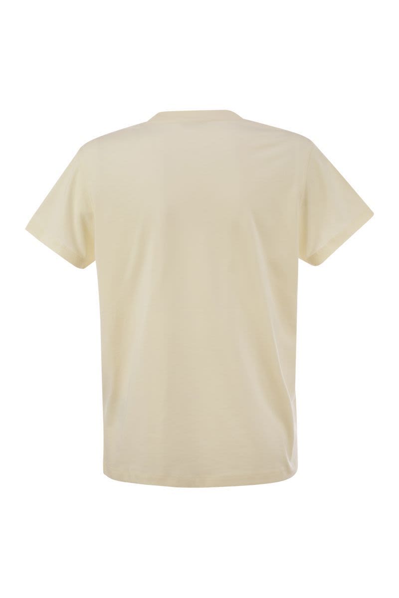 MONCLER Classic Round Neck Cotton T-Shirt