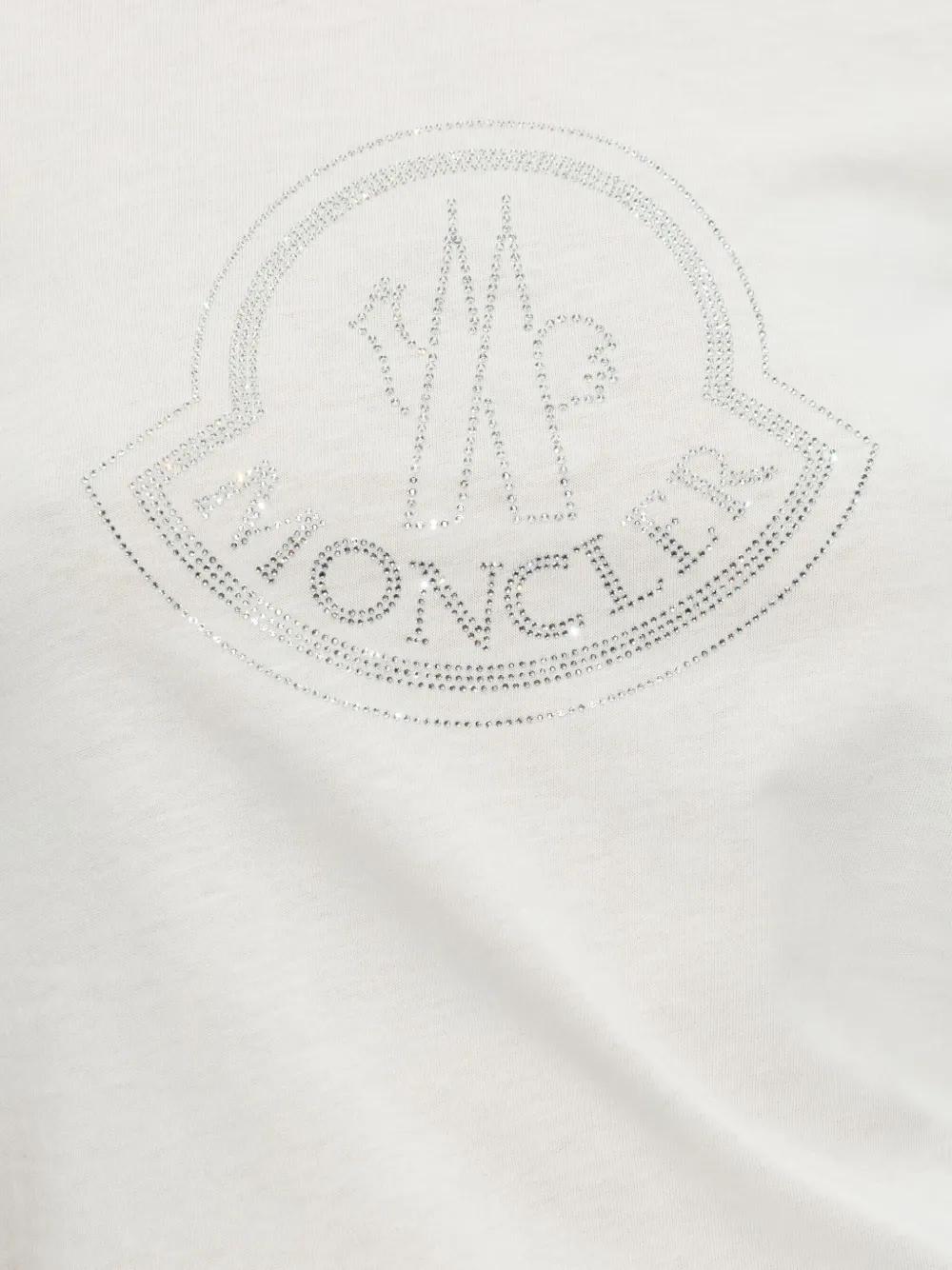 MONCLER Crystal Logo T-Shirt (Size M)