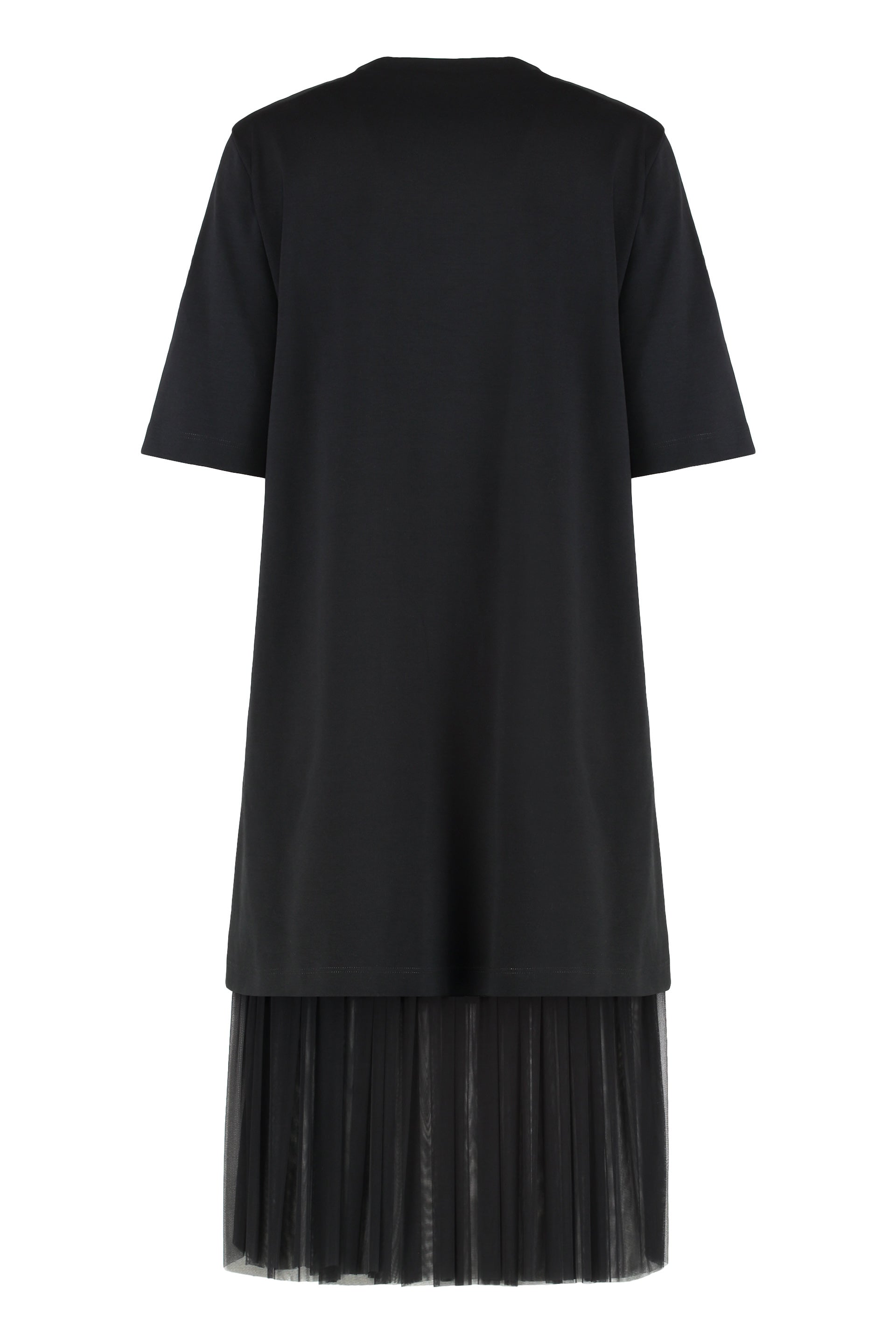 MONCLER Cotton and Tulle Mini Dress