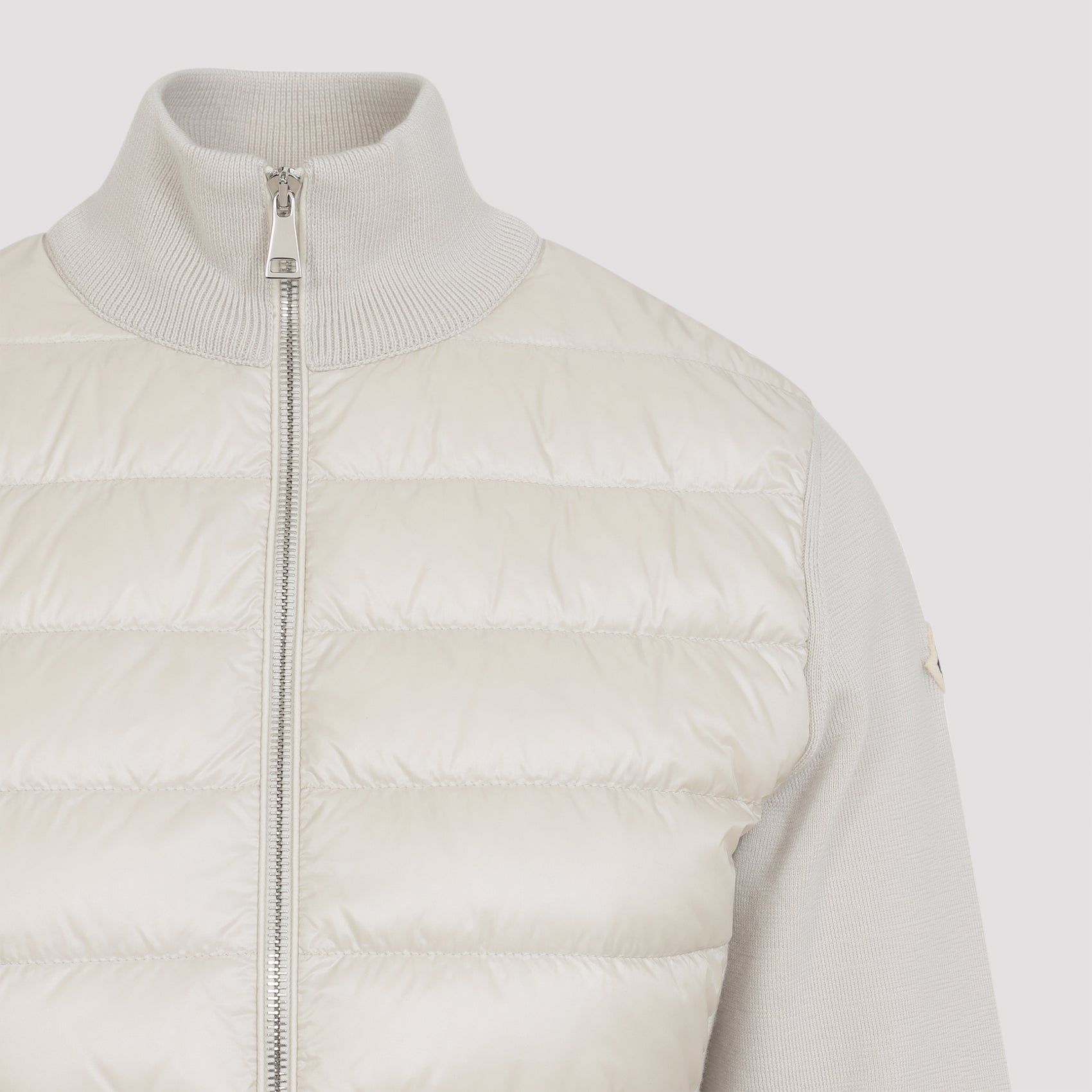 MONCLER Padded Wool Cardigan with Zip - Size S