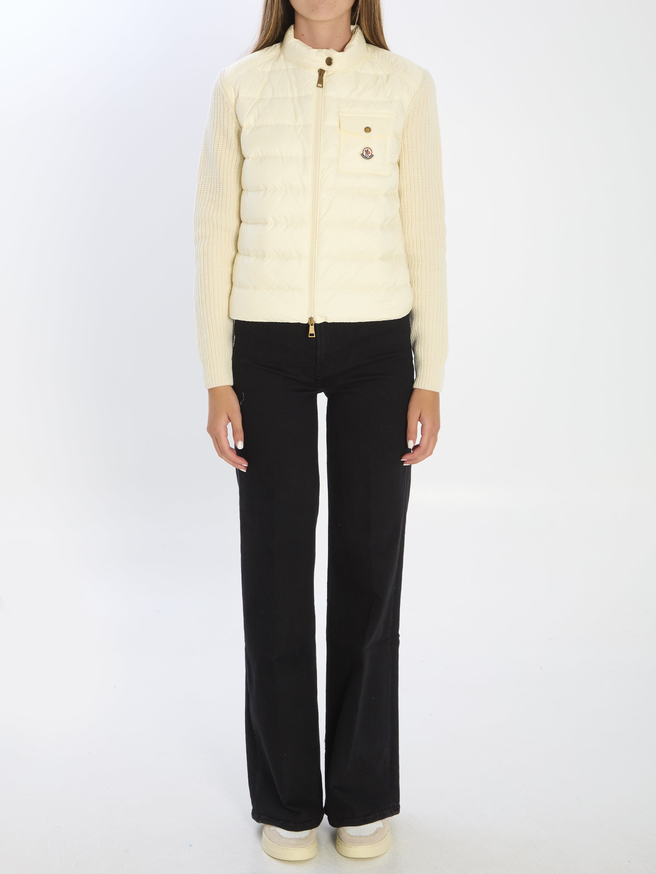 MONCLER Mini Padded Cardigan - Slim Fit