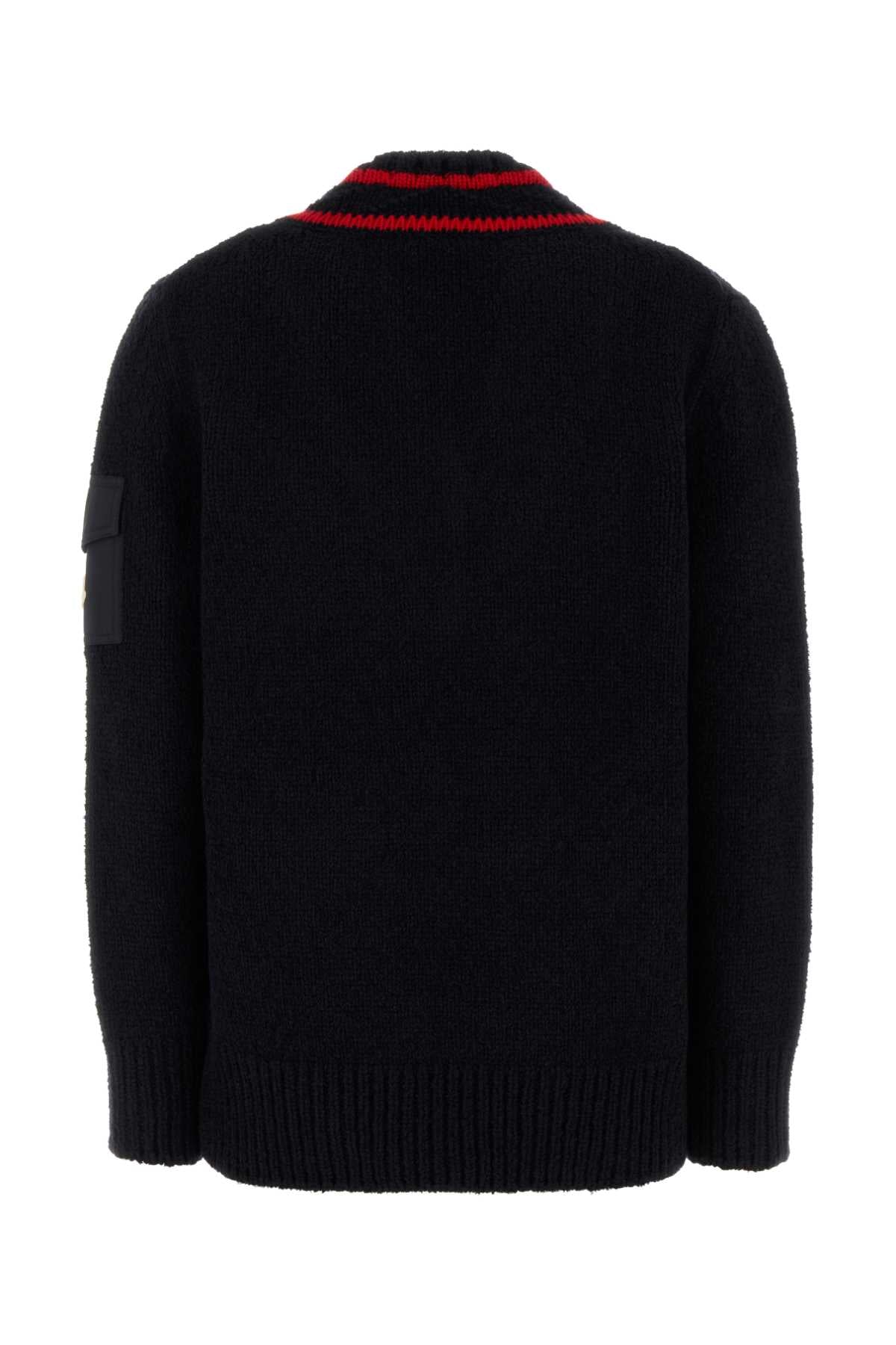 MONCLER Women's V-Neck Wool Blend Sweater