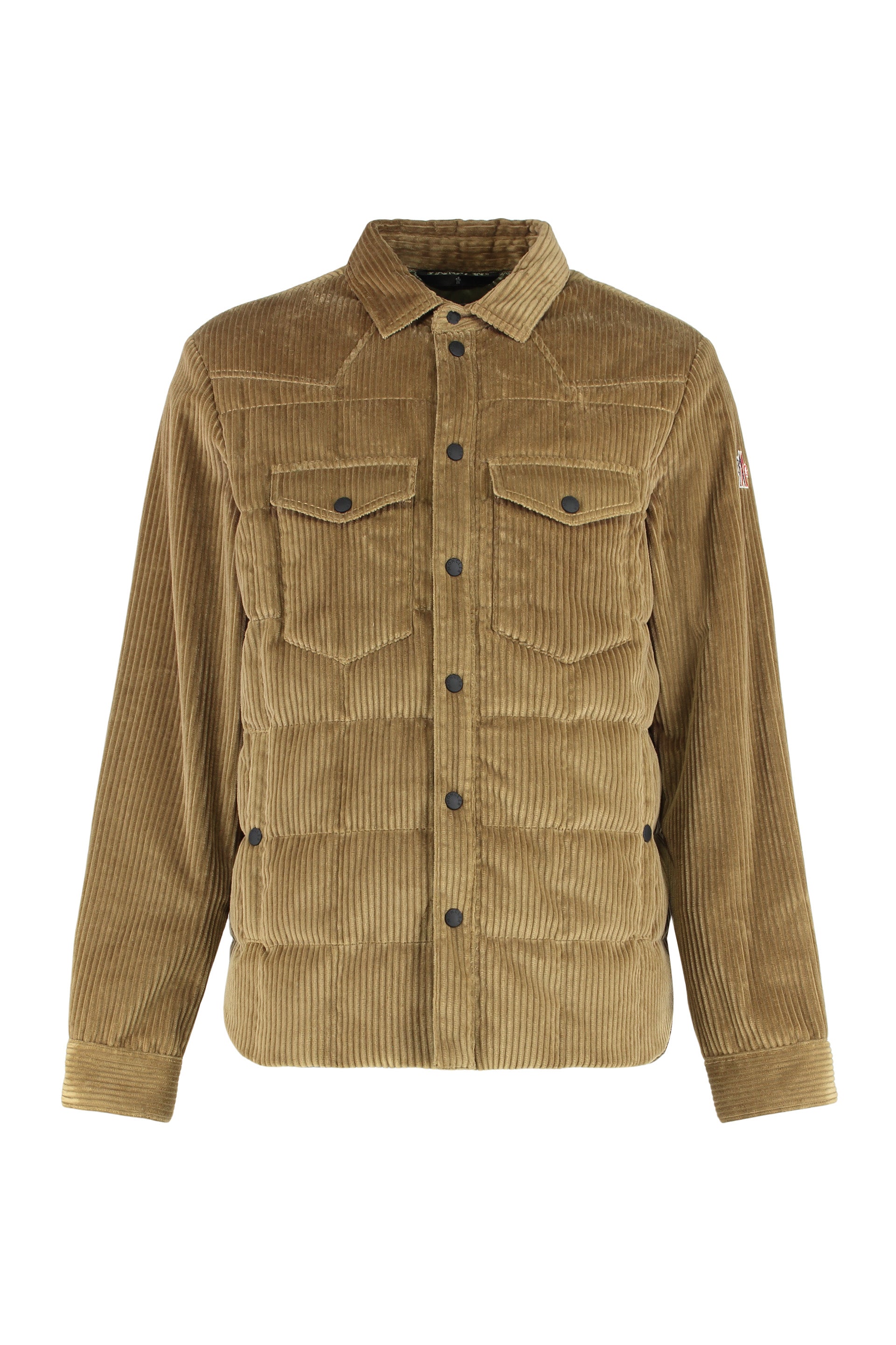 MONCLER GRENOBLE Velvet Ribbed Jacket Shirt - Sizes 00-6