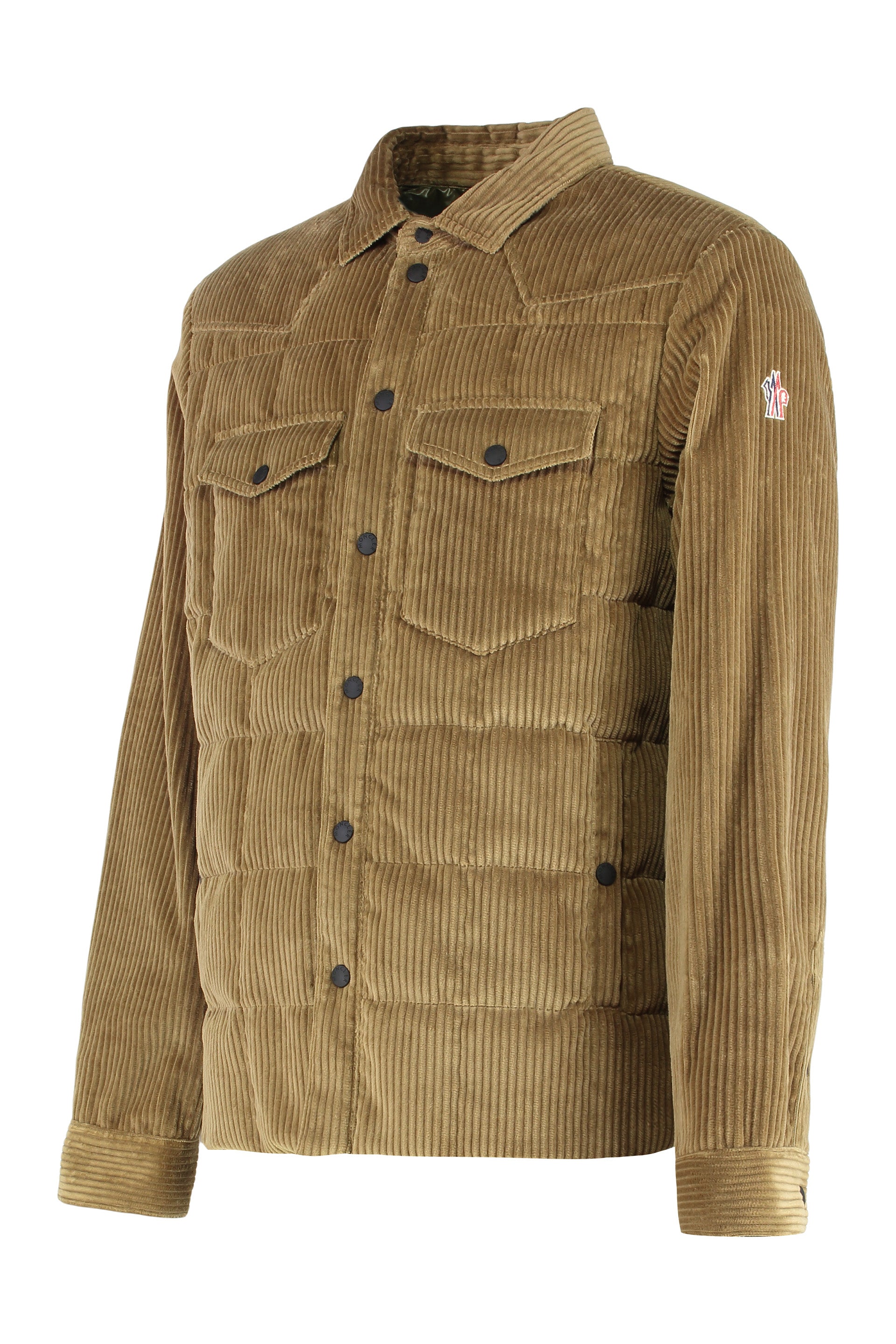 MONCLER GRENOBLE Velvet Ribbed Jacket Shirt - Sizes 00-6