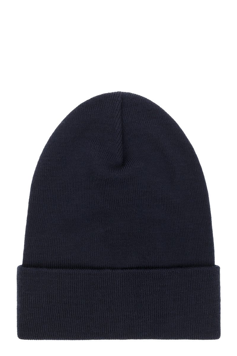 MONCLER GRENOBLE Premium Wool Hat with Embroidered Logo - FW25