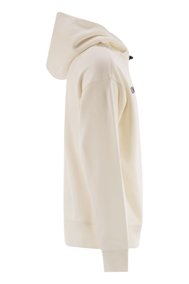 MONCLER GRENOBLE Logoed Cotton Hooded Sweatshirt - Oversized Fit