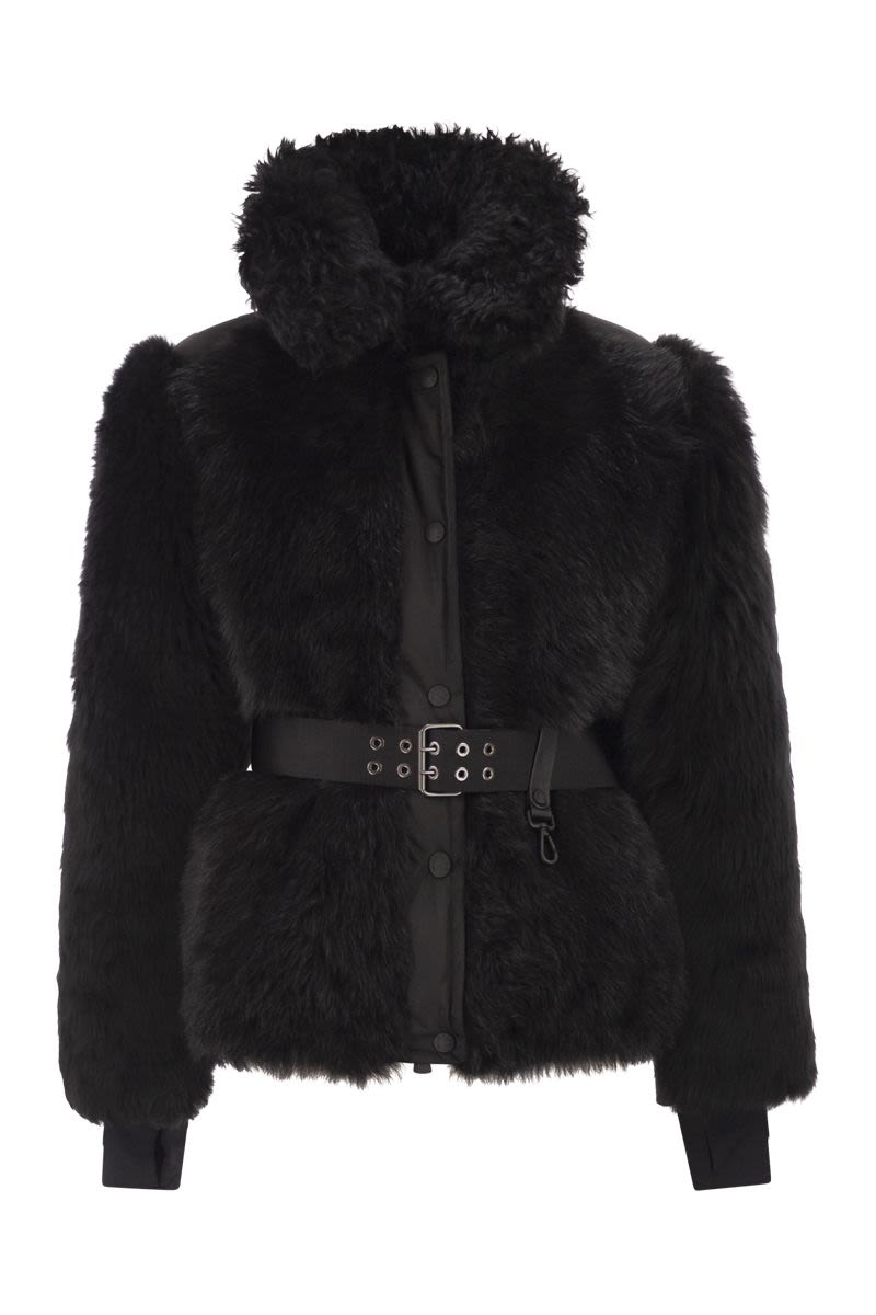 MONCLER GRENOBLE Shearling Down Jacket